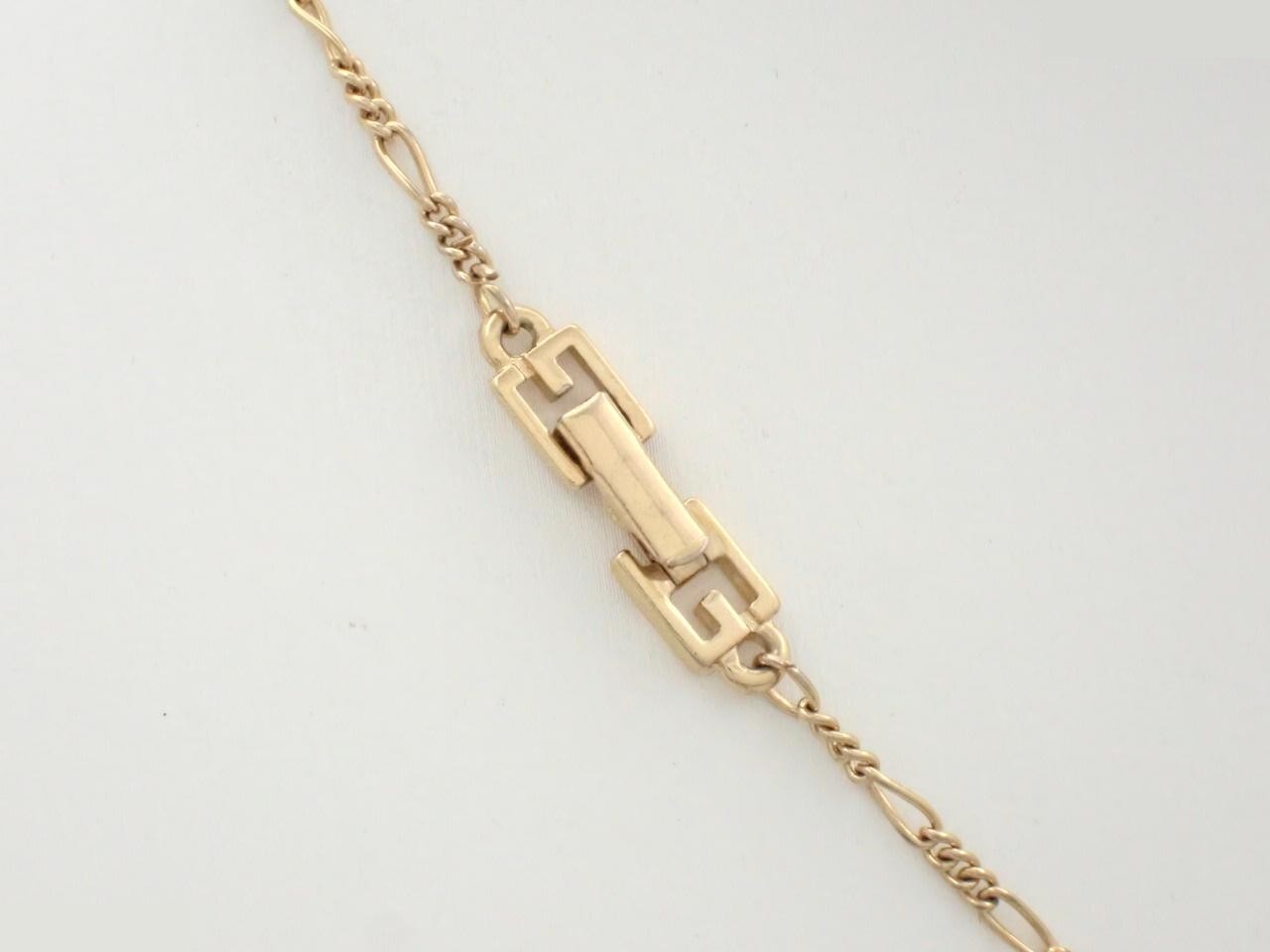 Gold necklace, chain approximately 42cm — view 2
