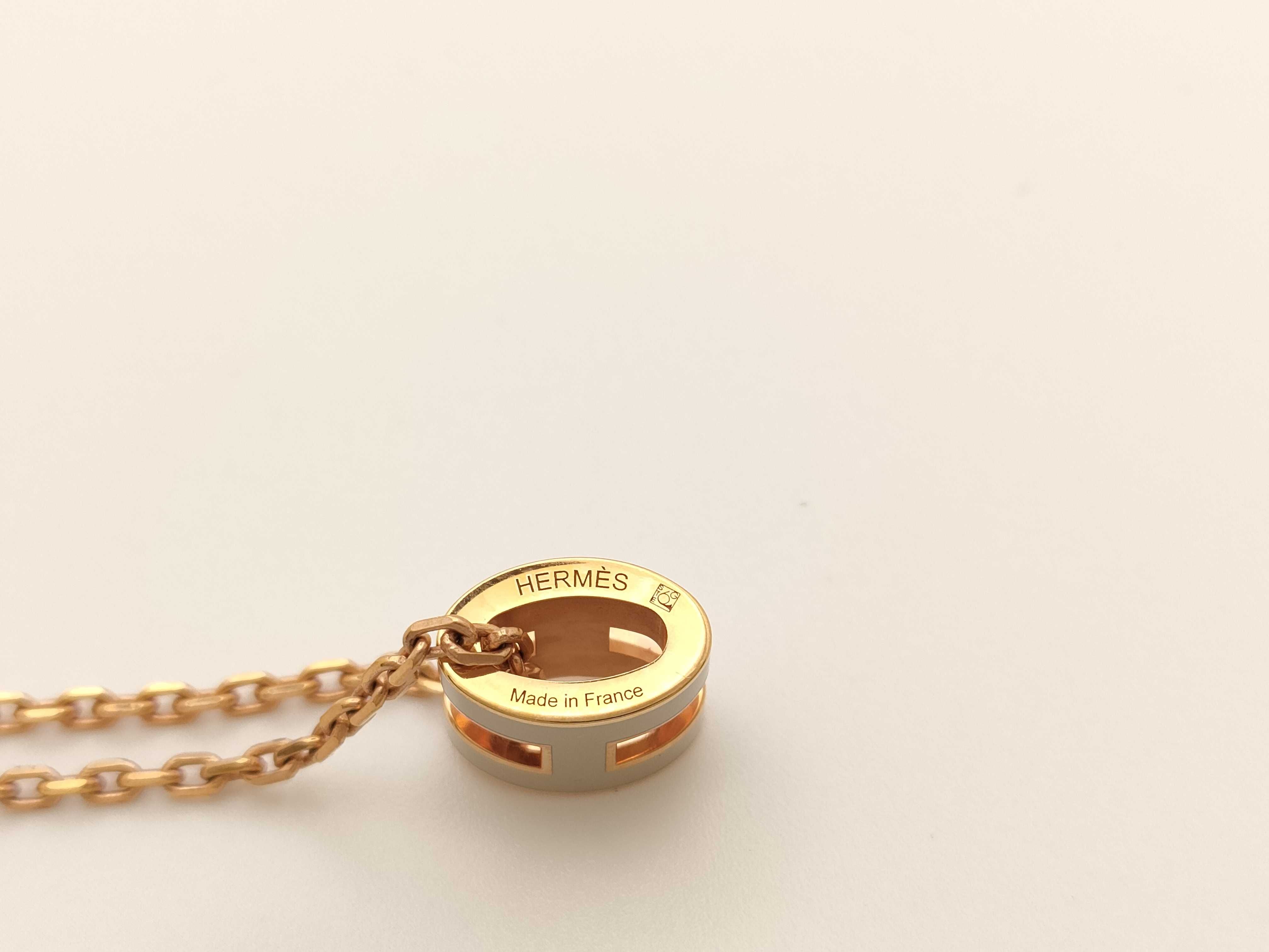 Mini Pop H GD0295 Necklace, Greige x Gold Necklace — view 5