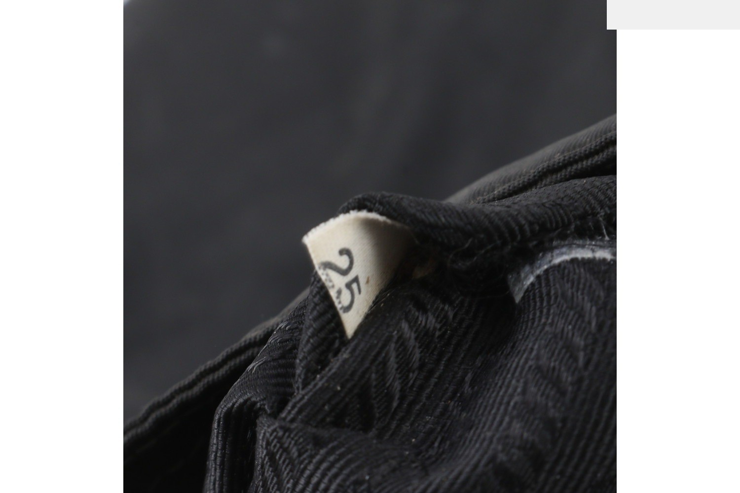 Tessuto Nylon Triangle Logo Shoulder Bag — view 9