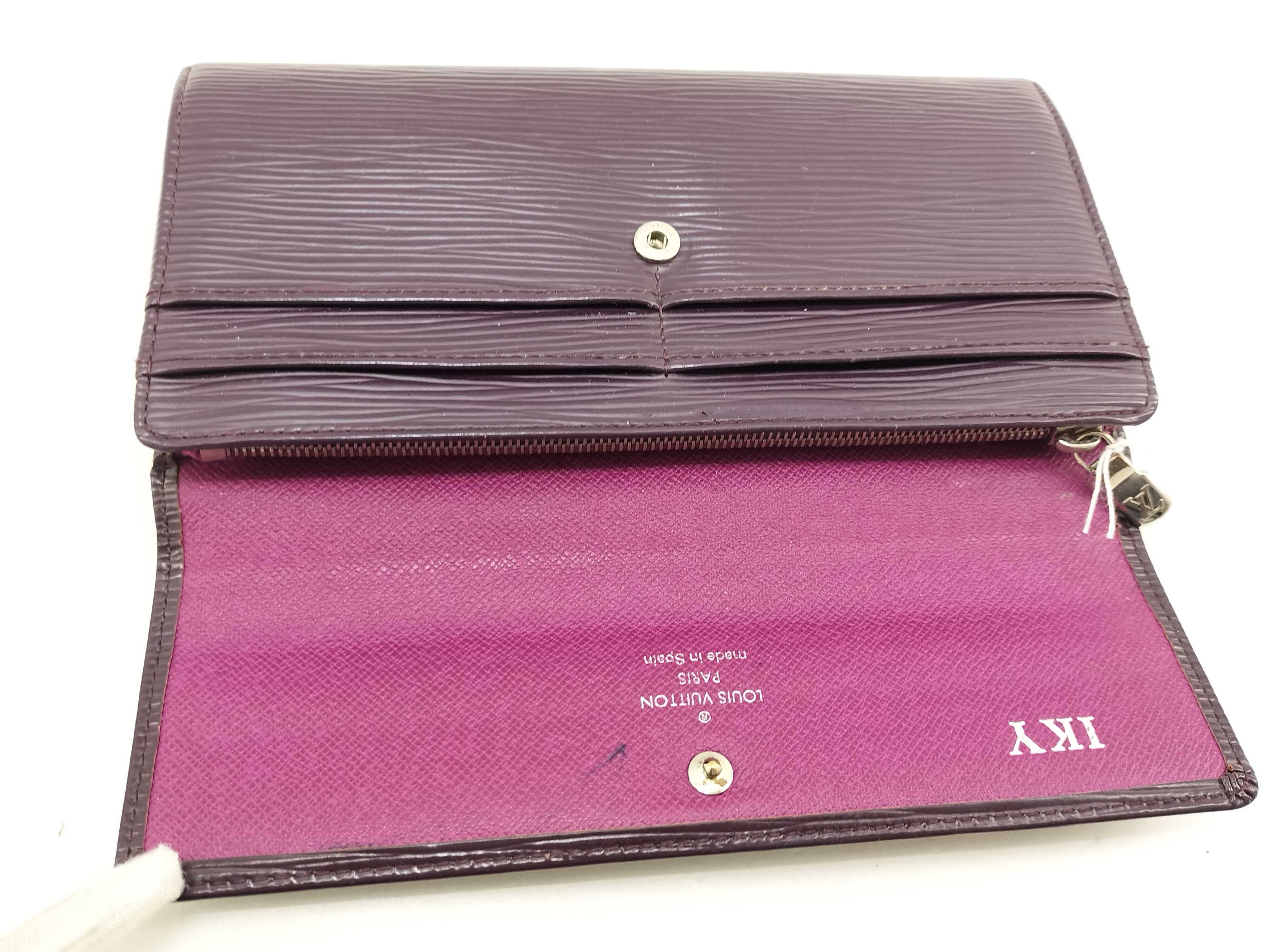 Epi LV Long Wallet Purple — view 8