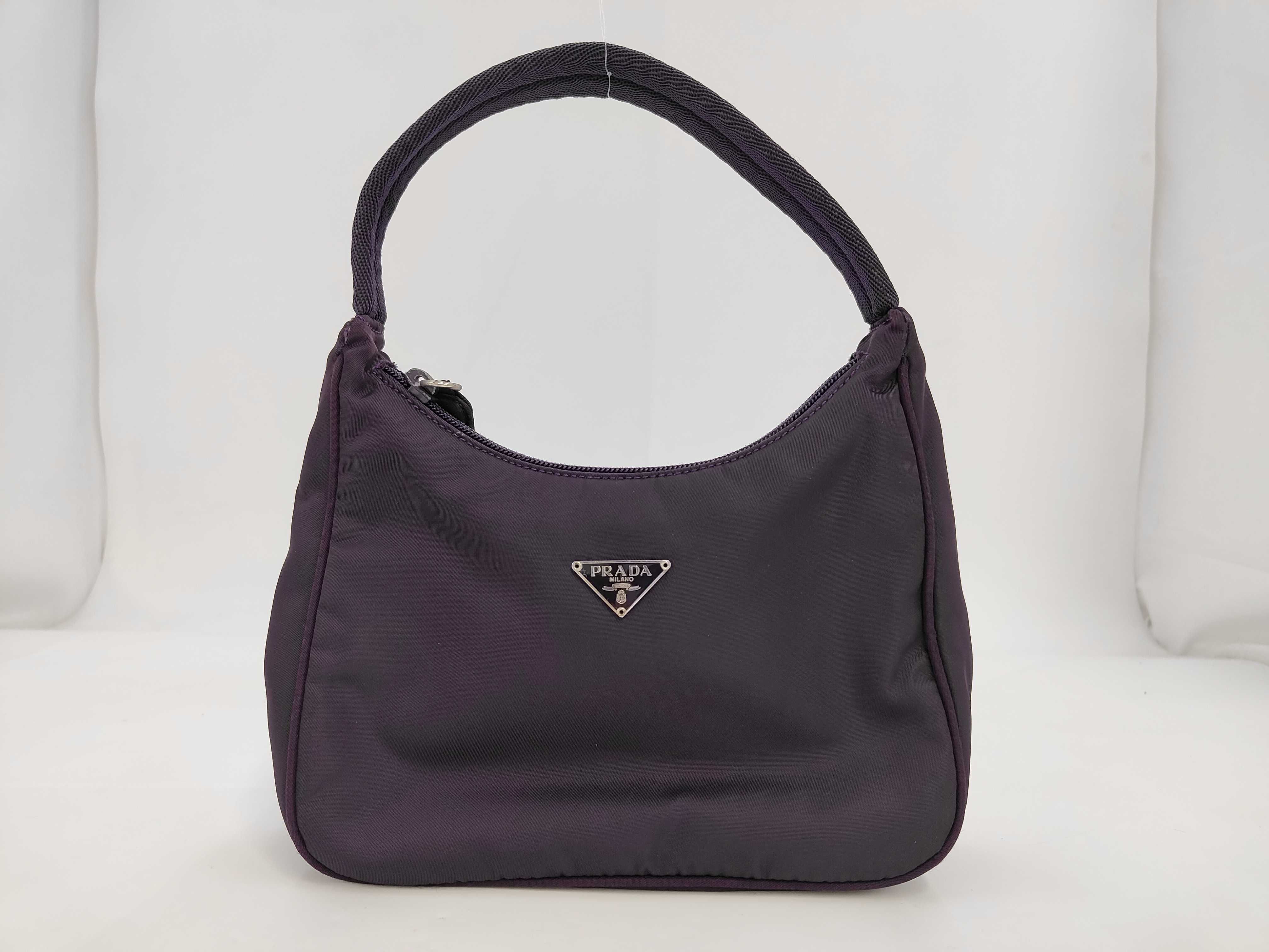 Nylon Handbag Purple