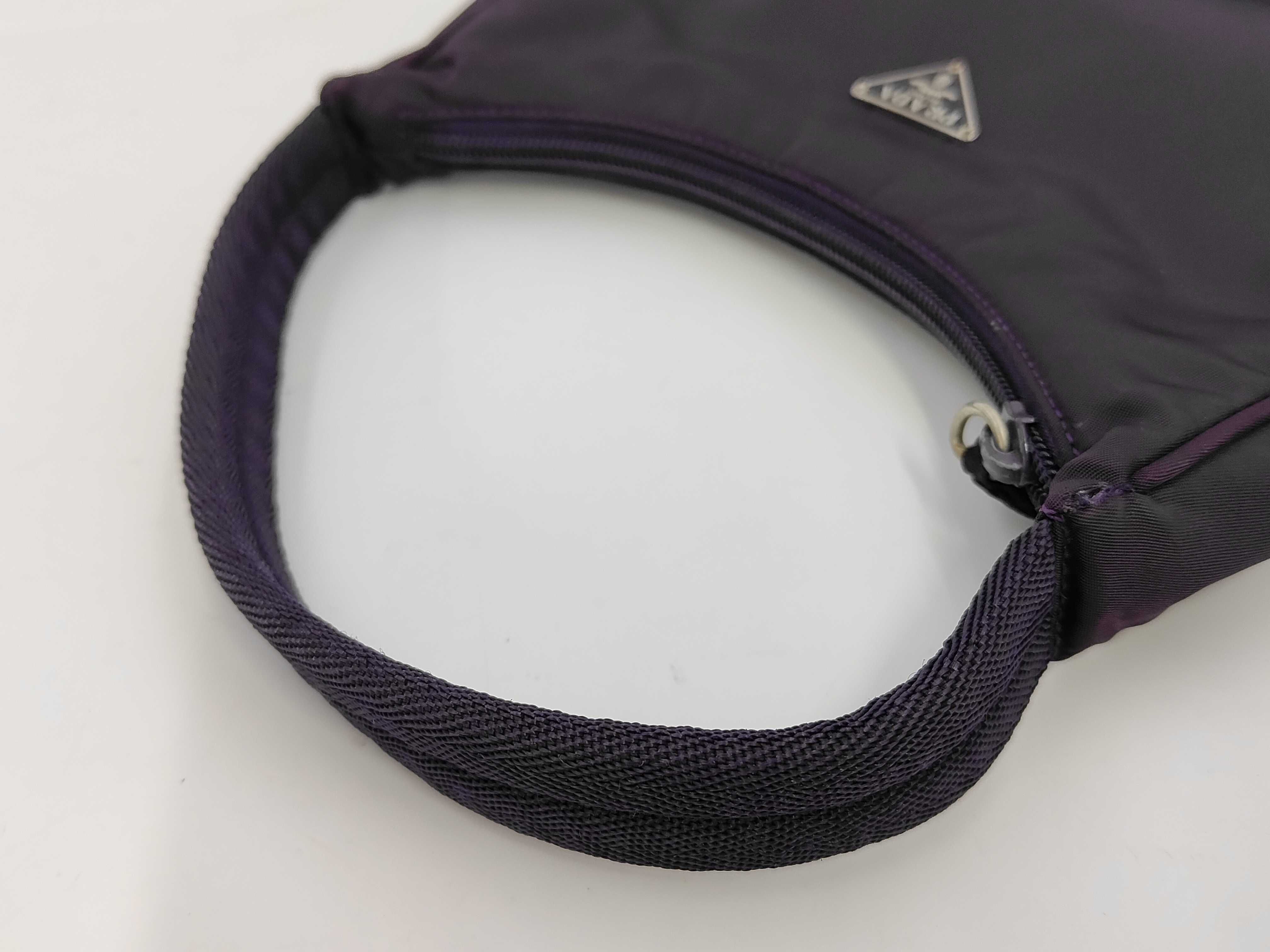 Nylon Handbag Purple — view 3