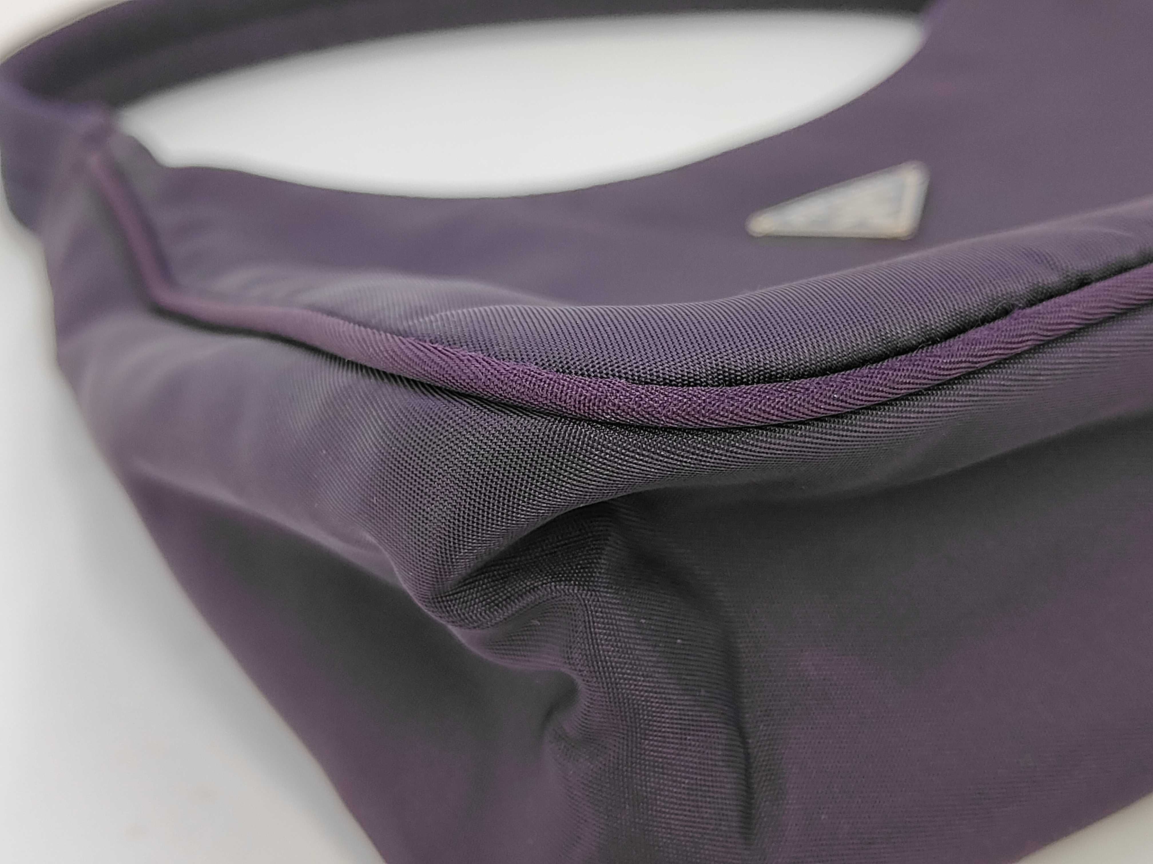 Nylon Handbag Purple — view 6