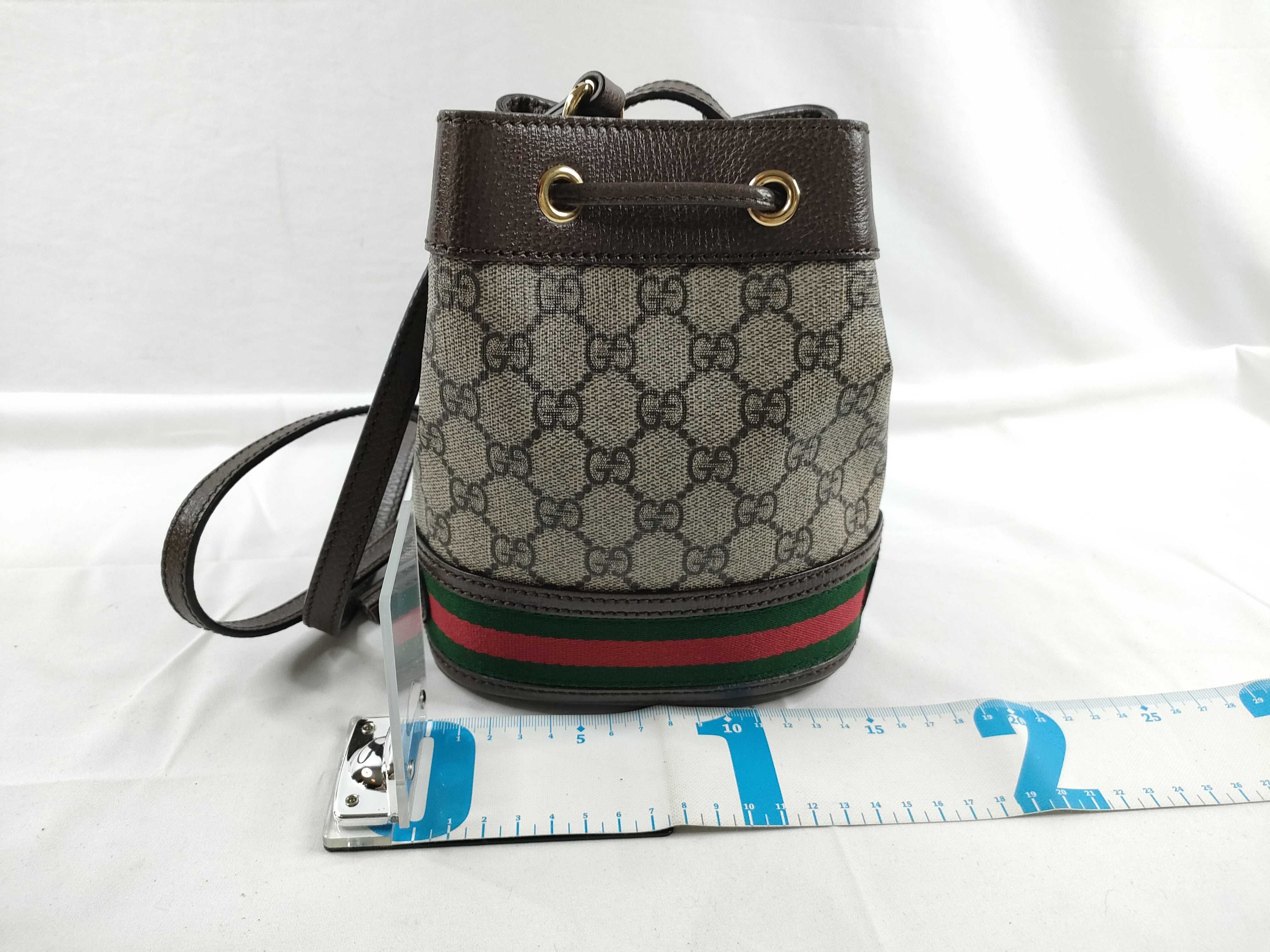 GG Supreme PVC x Leather Shoulder Bag — view 2