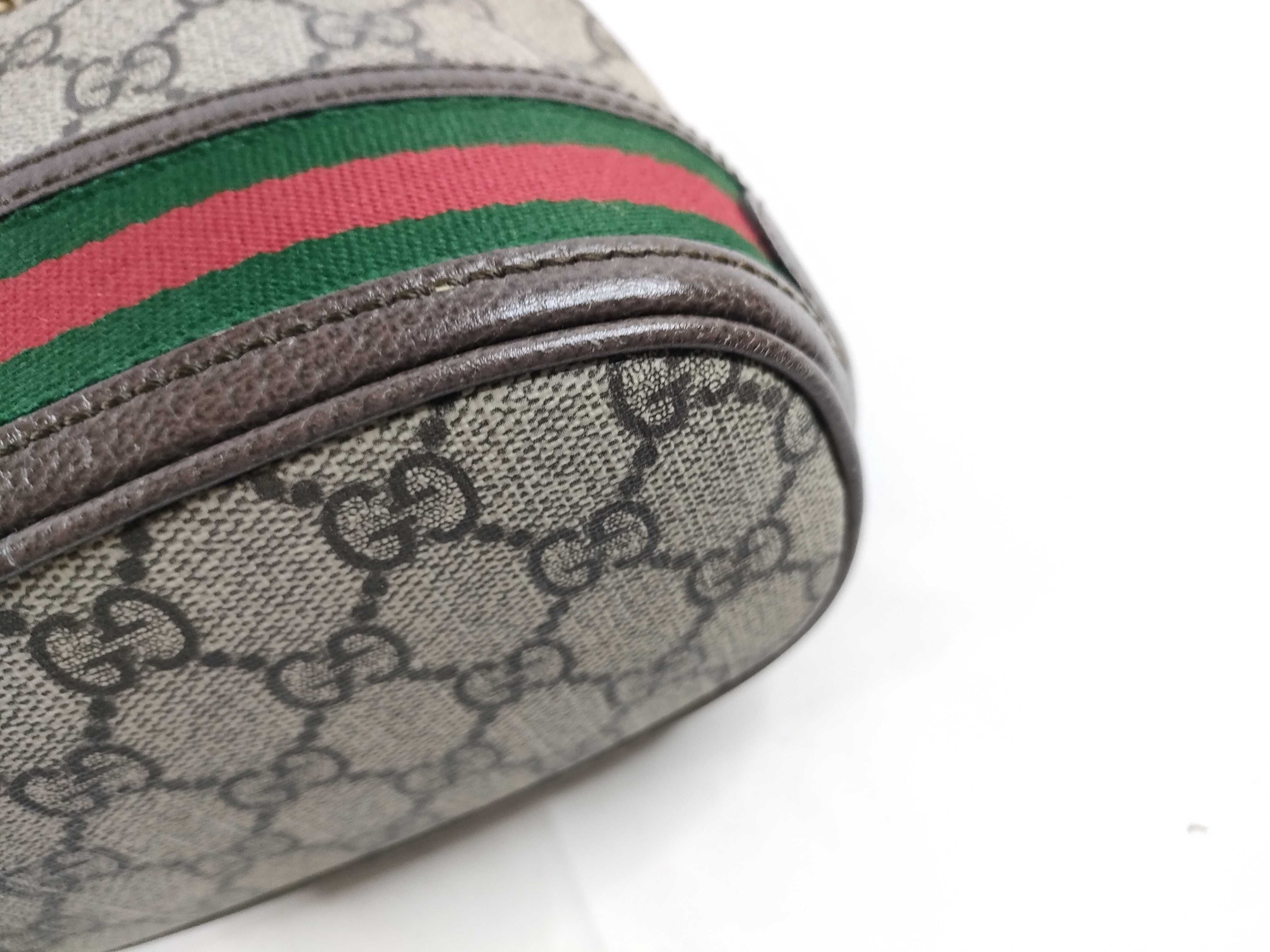 GG Supreme PVC x Leather Shoulder Bag — view 5