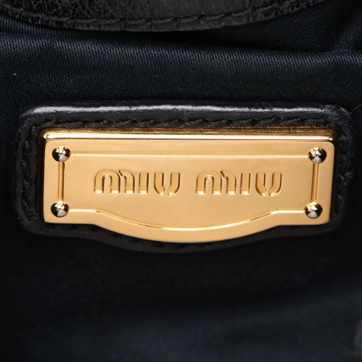Leather 2-Way Handbag, Black — view 10