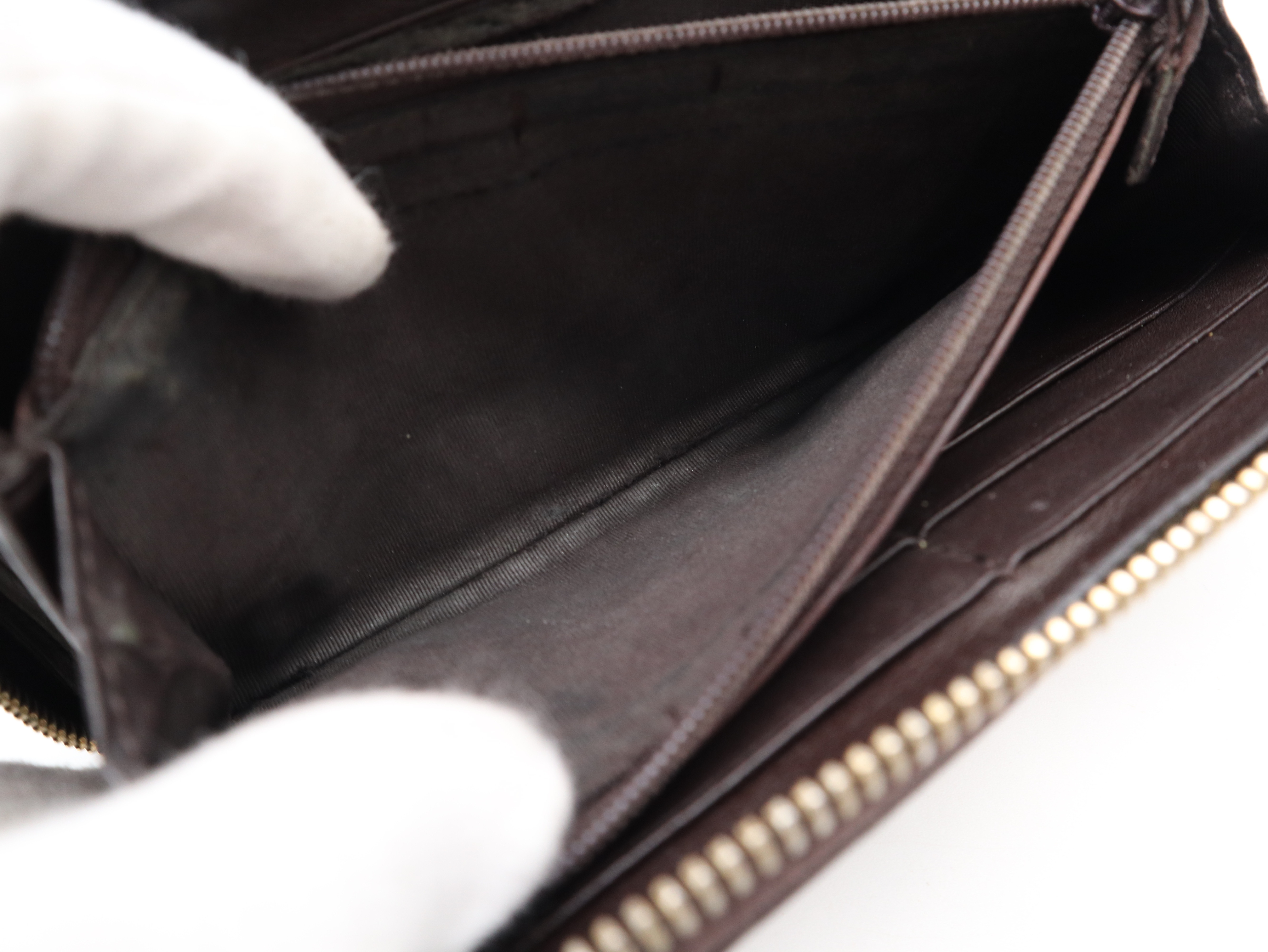 307982 Guccissima Long Wallet, Leather, Brown — view 11