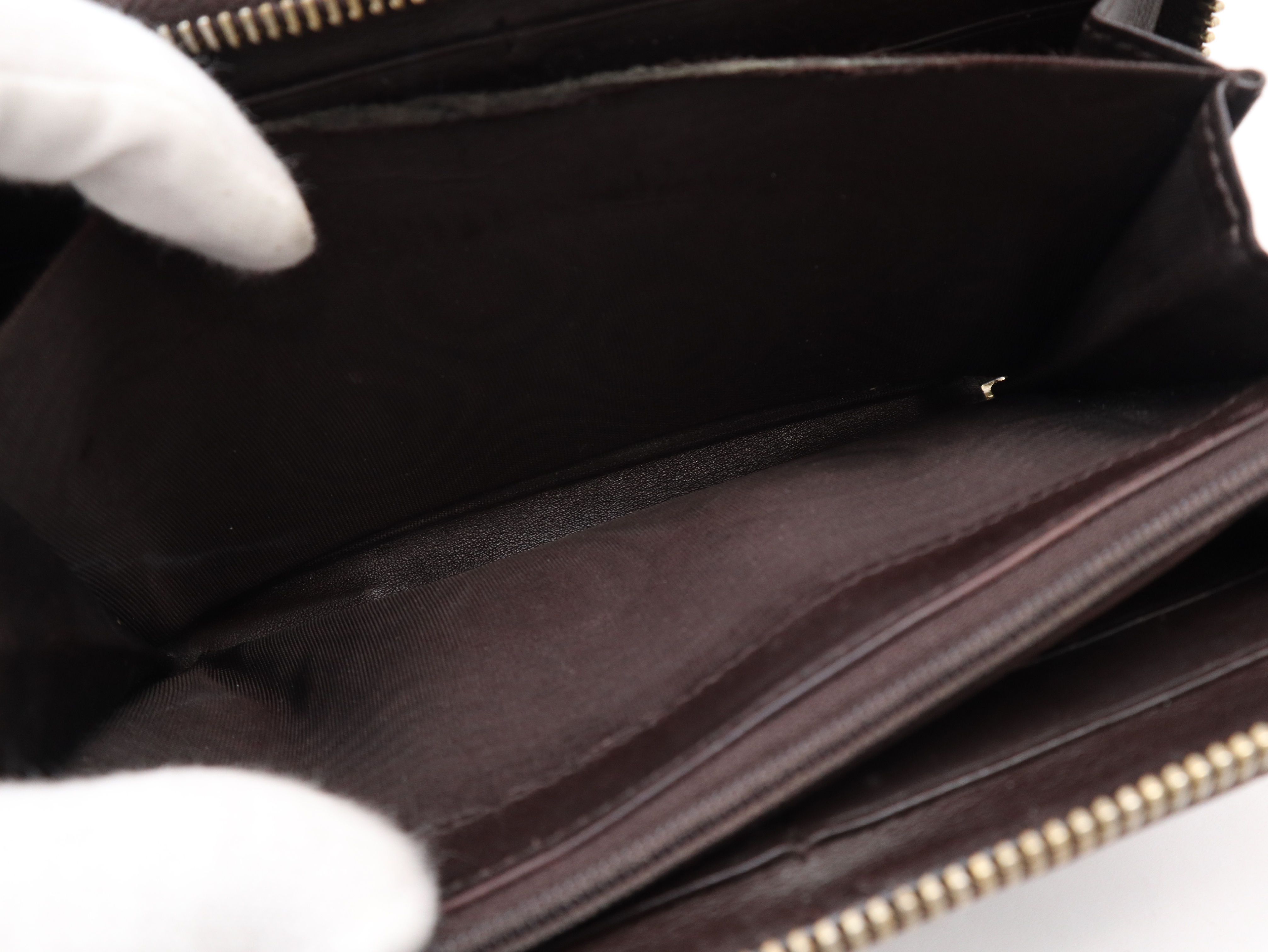 307982 Guccissima Long Wallet, Leather, Brown — view 10