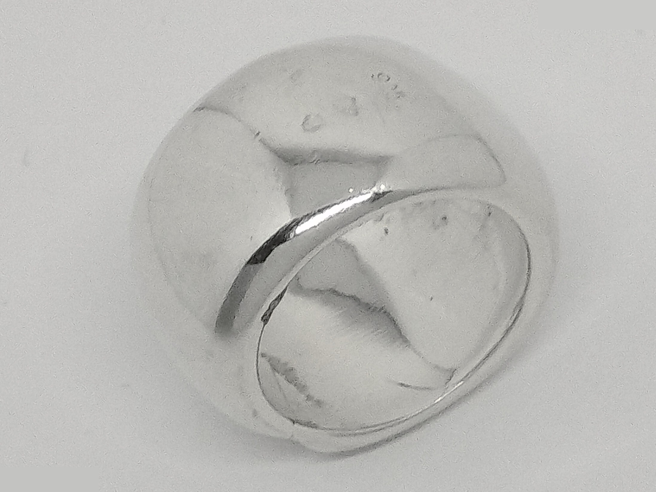 Logo 925 Silver Ring, Size #11, 16.8g — view 3