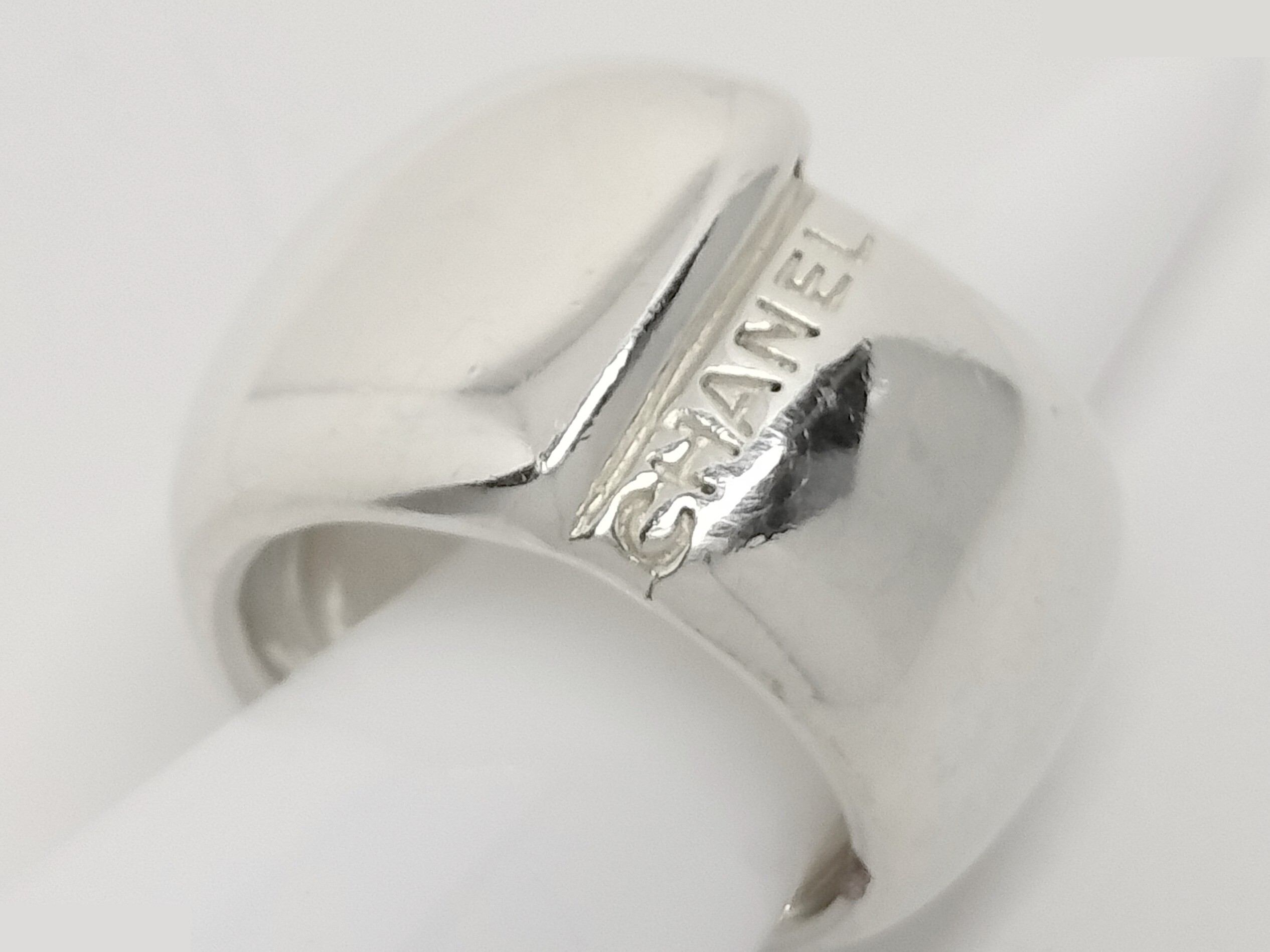 Logo 925 Silver Ring, Size #11, 16.8g — view 5