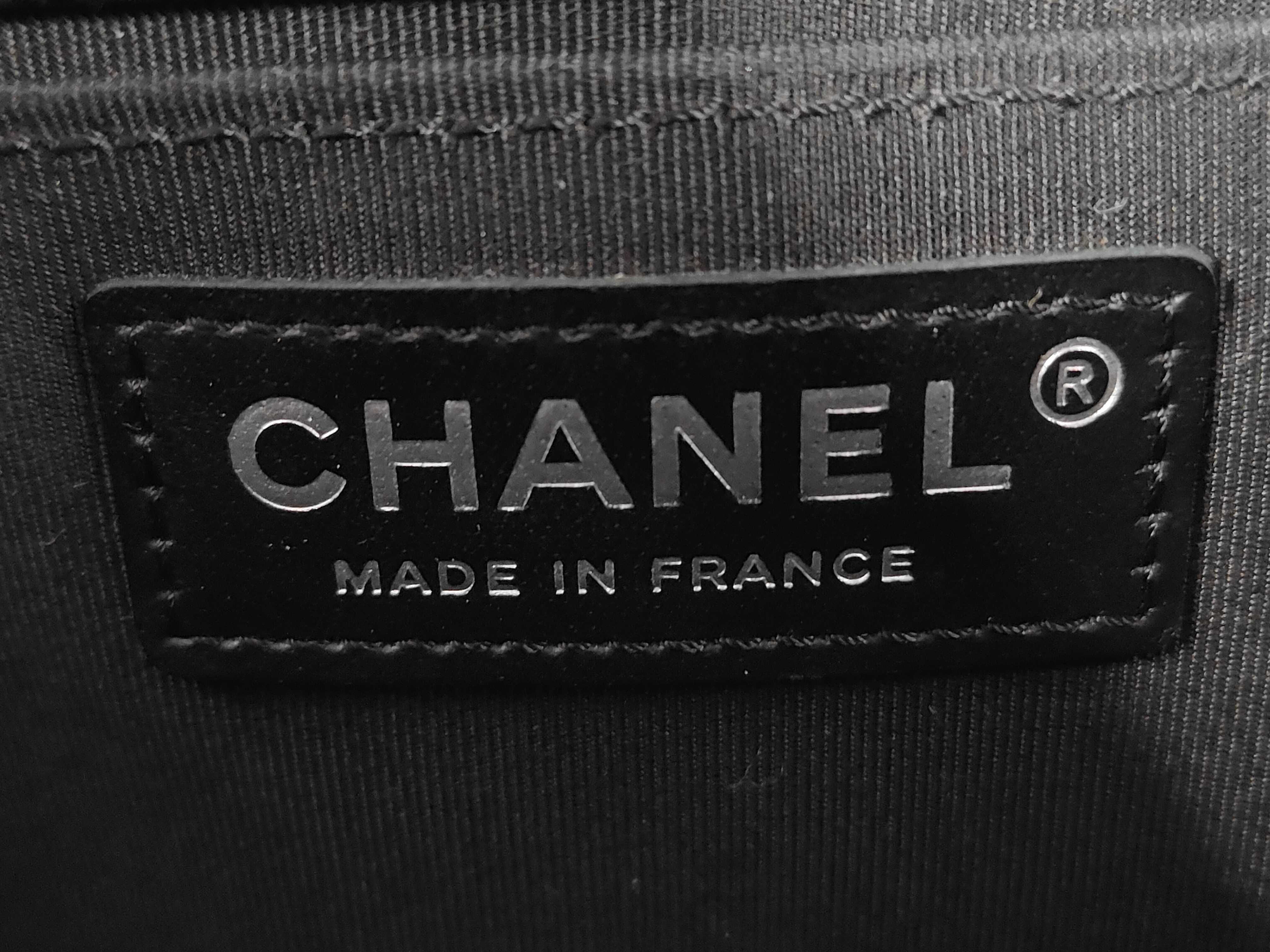 Boy Chanel Caviar Matelassé Shoulder Bag — view 11