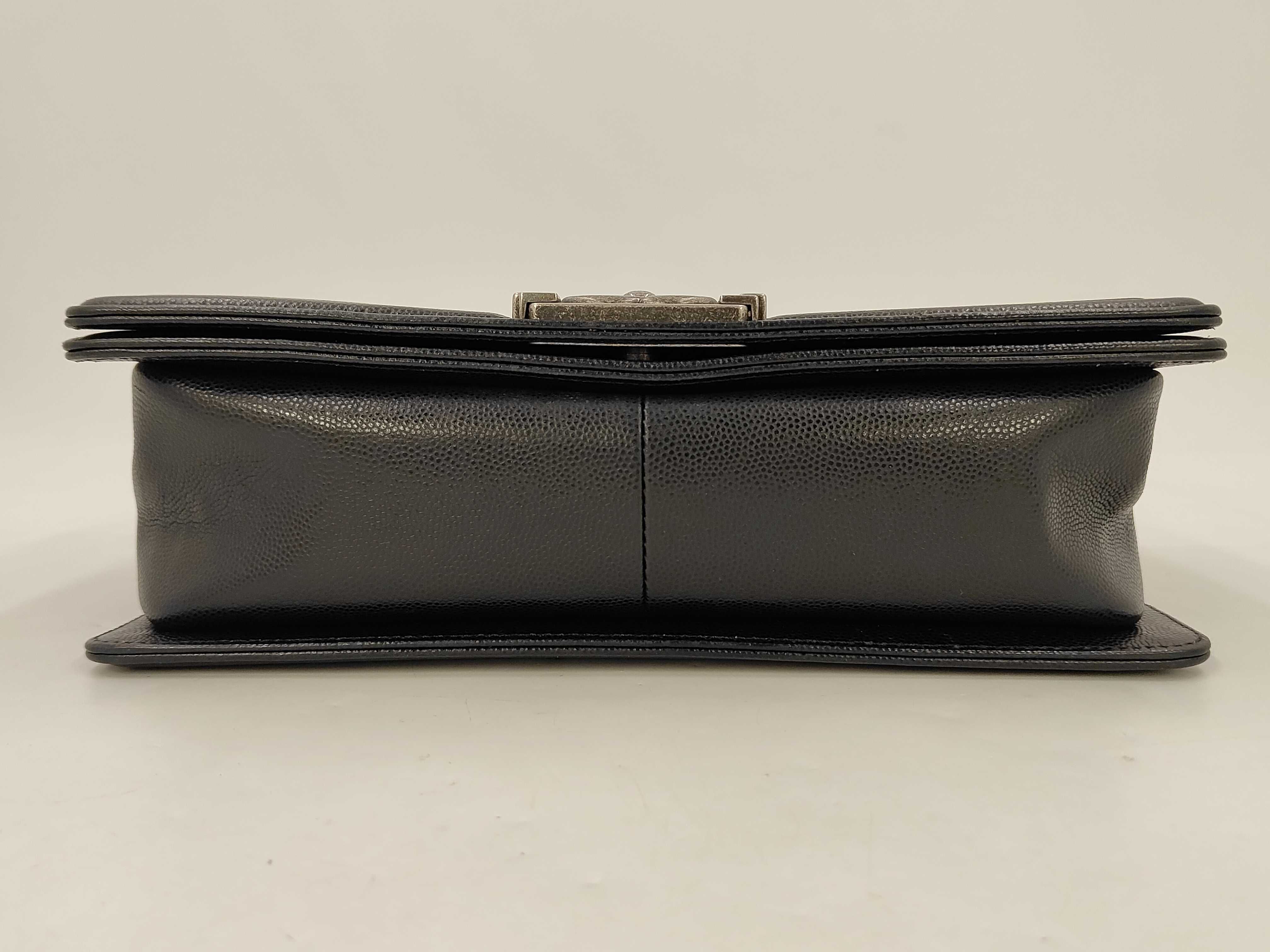 Boy Chanel Caviar Matelassé Shoulder Bag — view 7