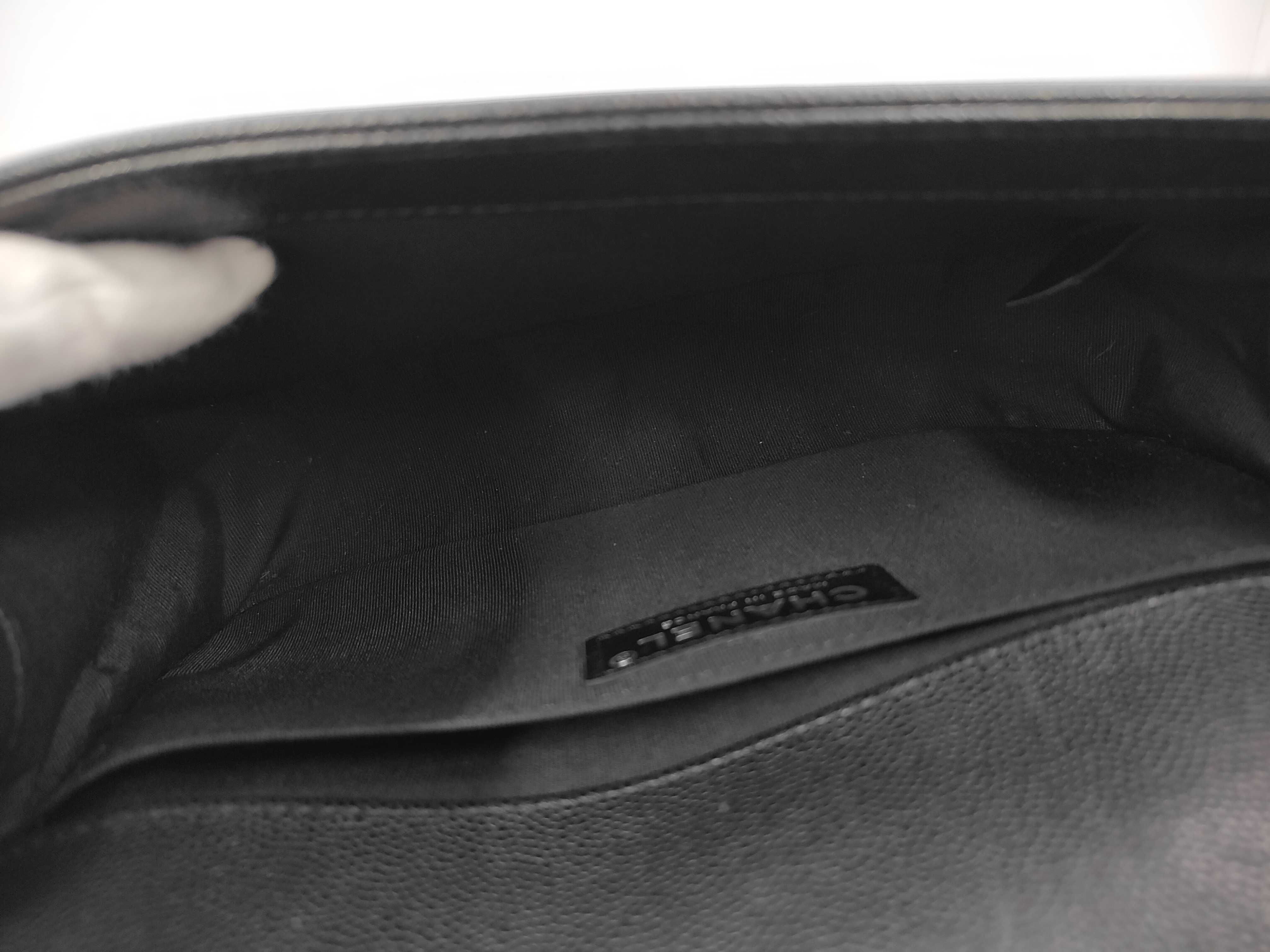 Boy Chanel Caviar Matelassé Shoulder Bag — view 9