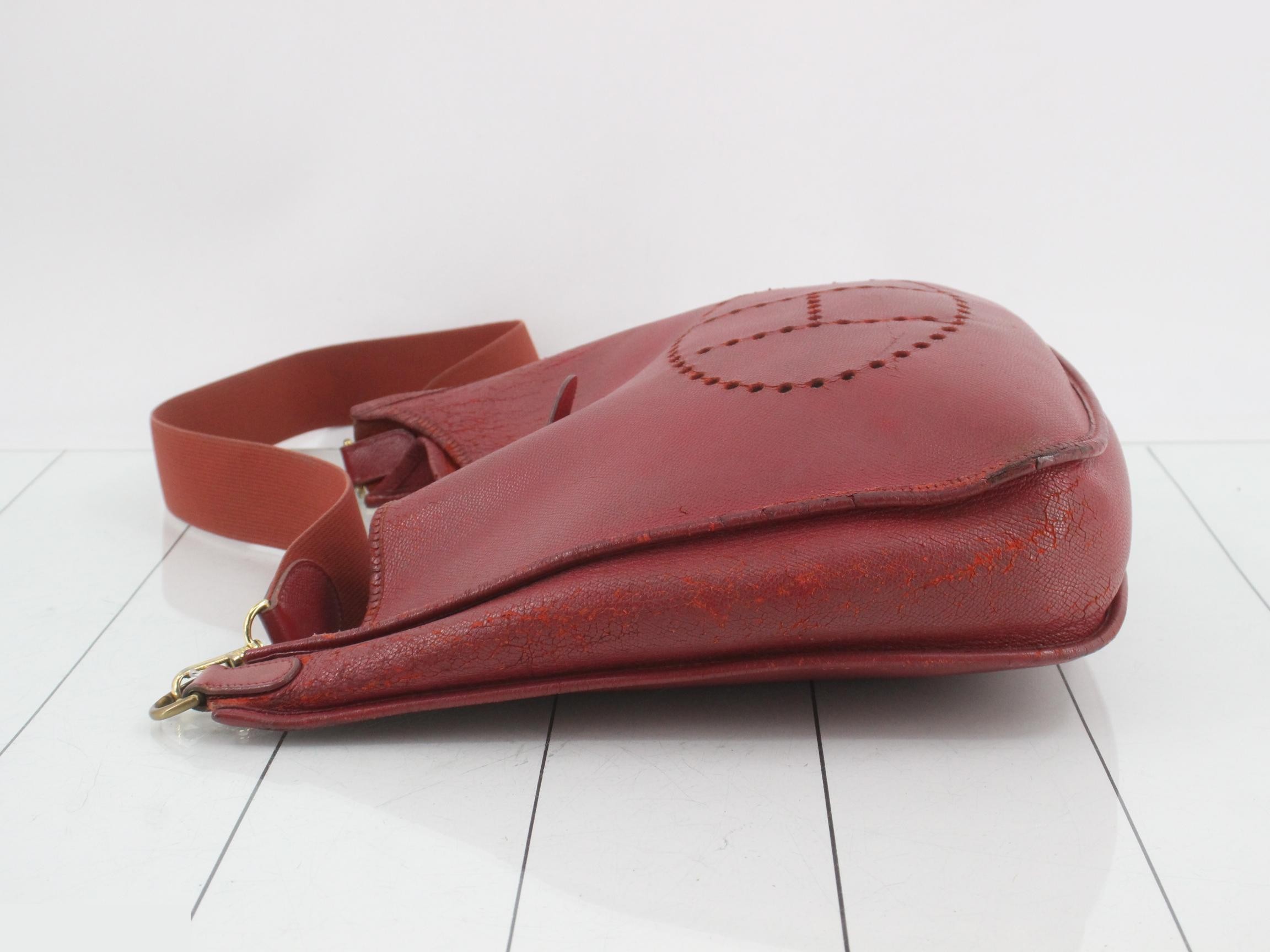 Evelyn Red, F stamp, gold hardware — view 4