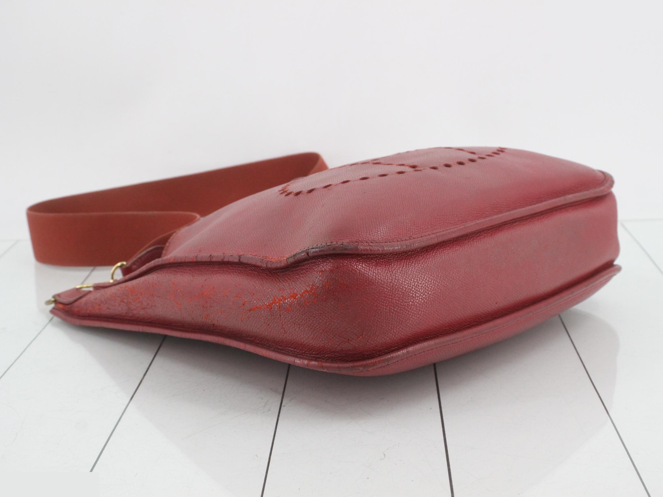 Evelyn Red, F stamp, gold hardware — view 5