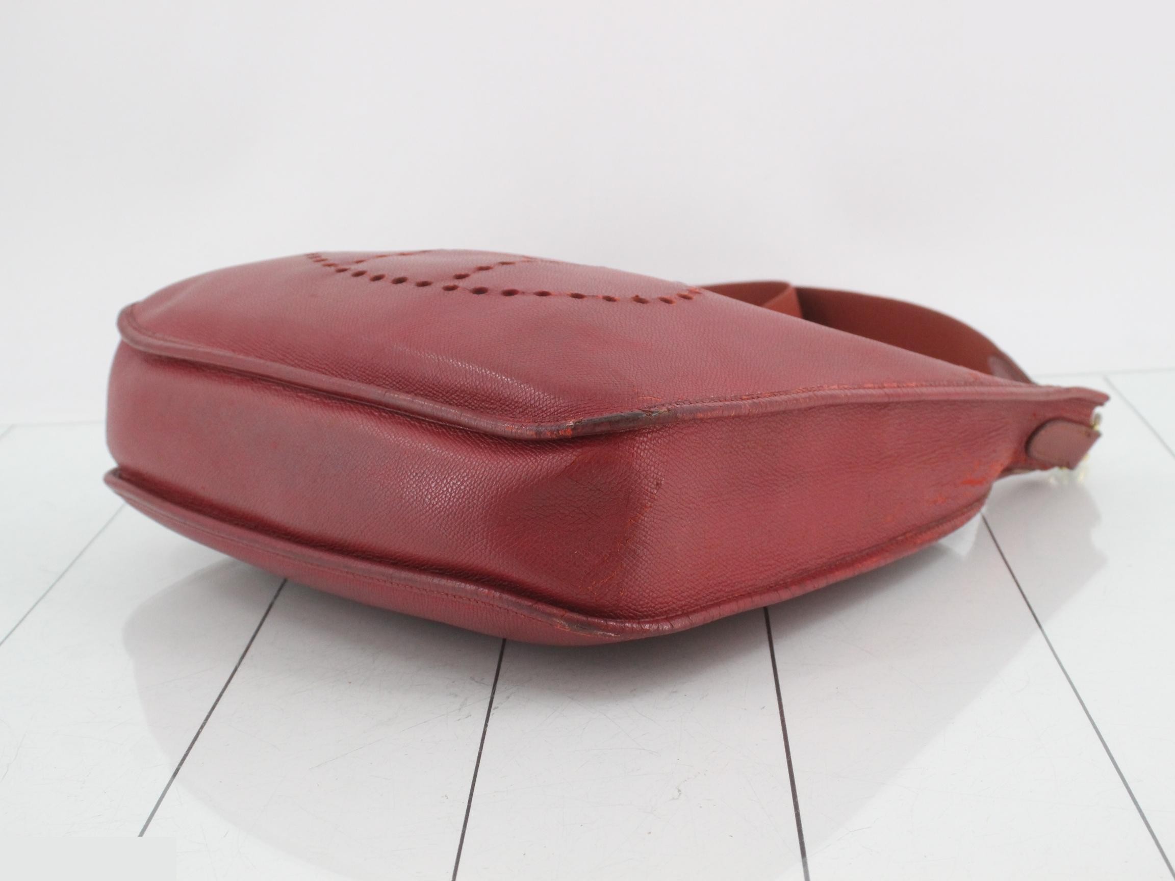 Evelyn Red, F stamp, gold hardware — view 6