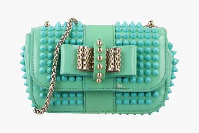 Sweet Charity Scarab Spike Patent Green