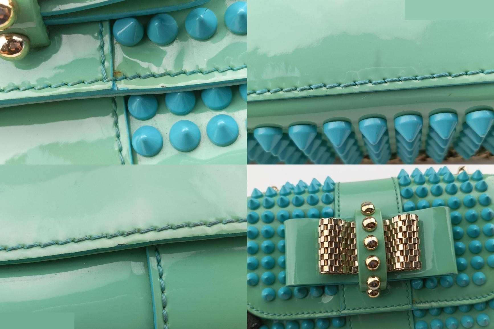 Sweet Charity Scarab Spike Patent Green — view 10