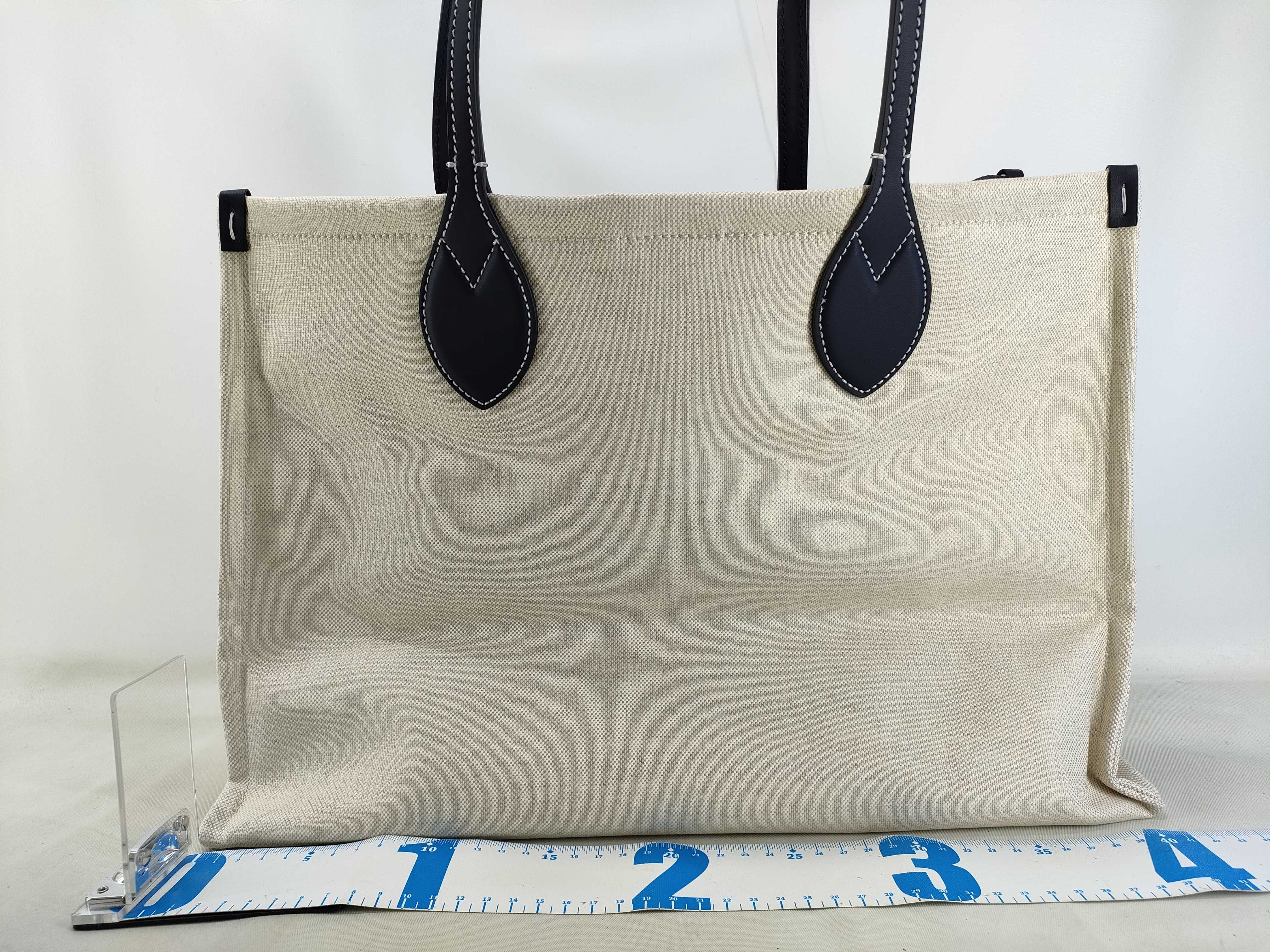 Print Tote Bag 772176 Canvas Navy Tote Bag — view 2