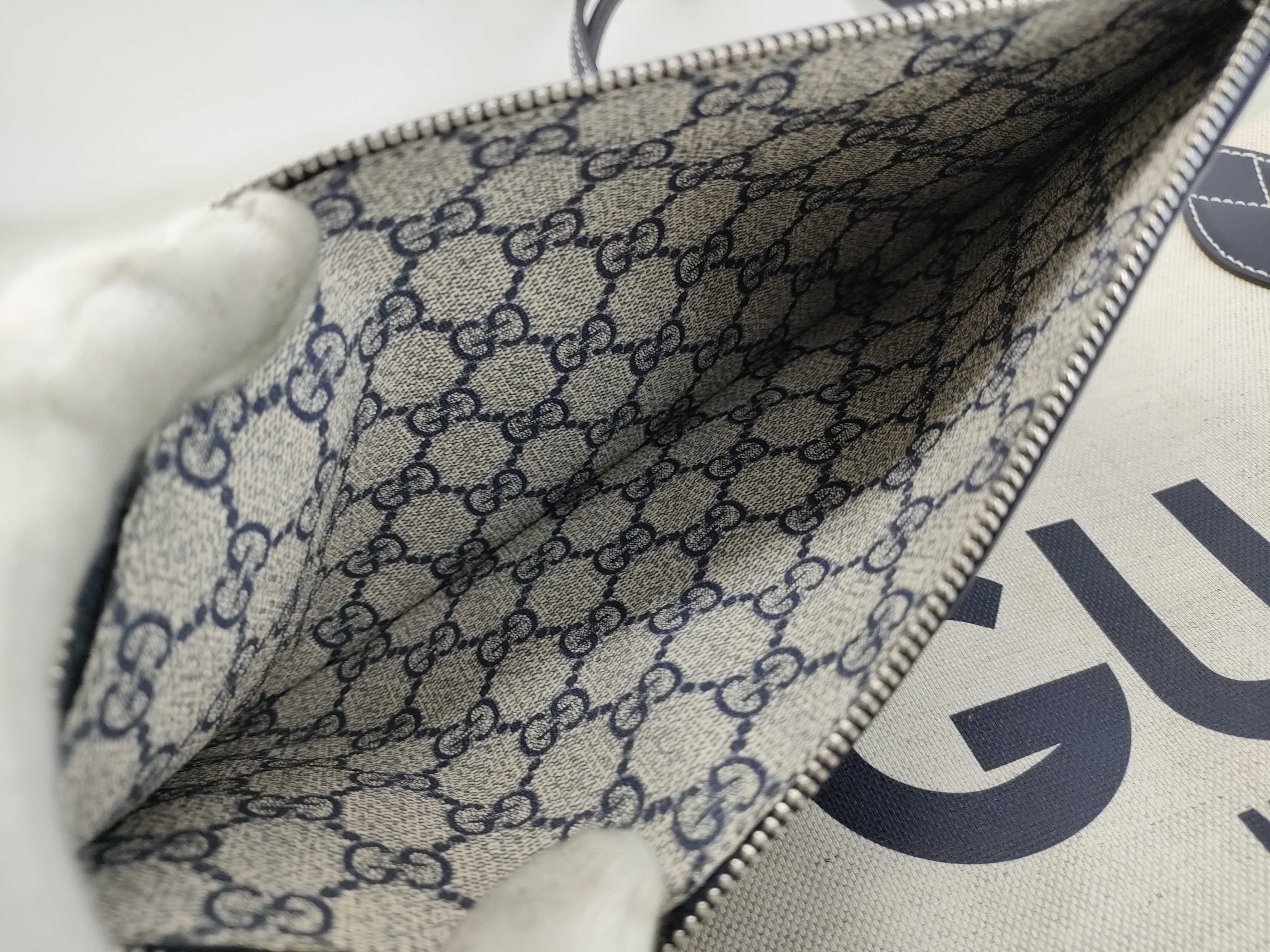Print Tote Bag 772176 Canvas Navy Tote Bag — view 14