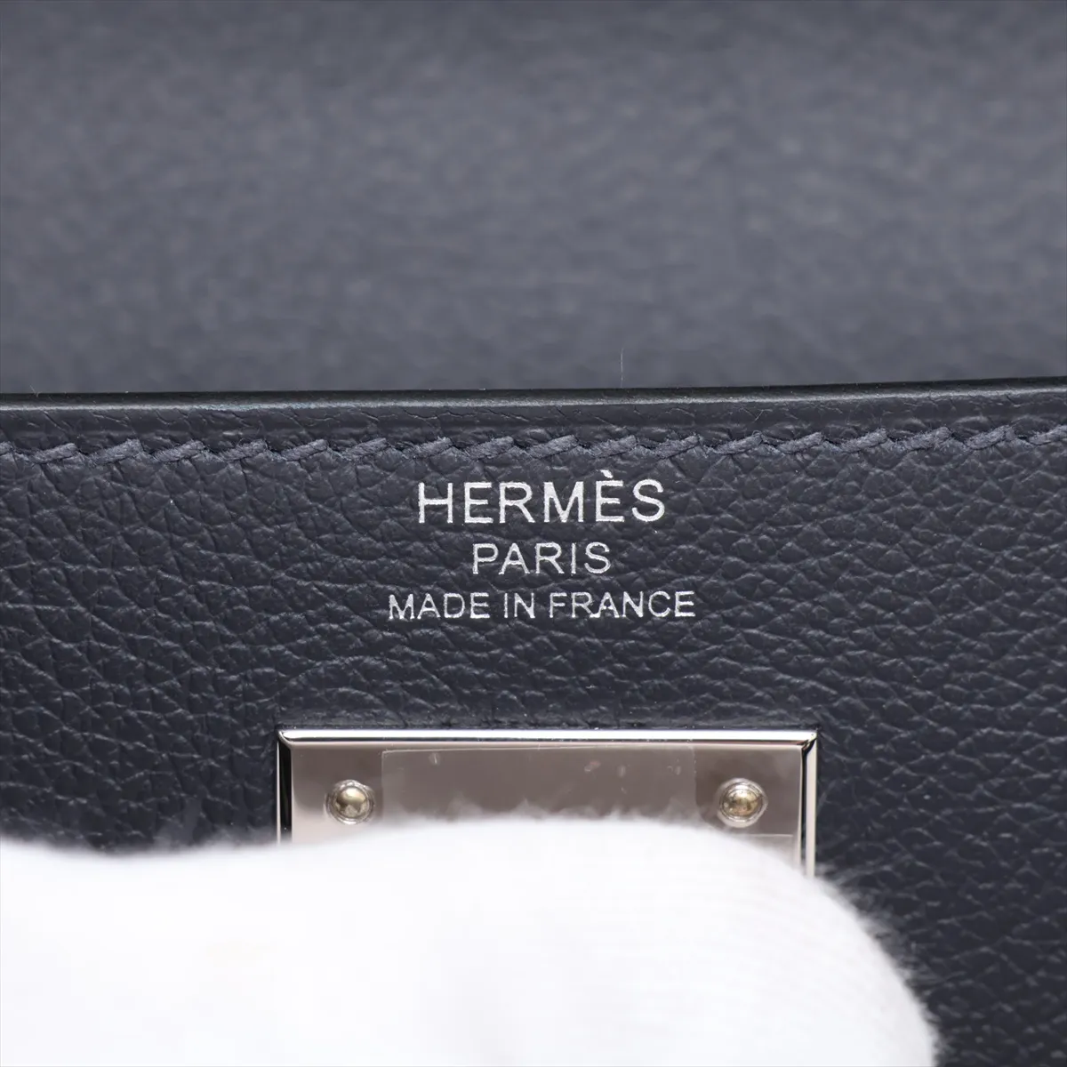 [Individually packaged] Hermes Kelly 28 Retourne Verso Evercolor Blue Indigo x Navy Silver Hardware K: 2025 — view 12