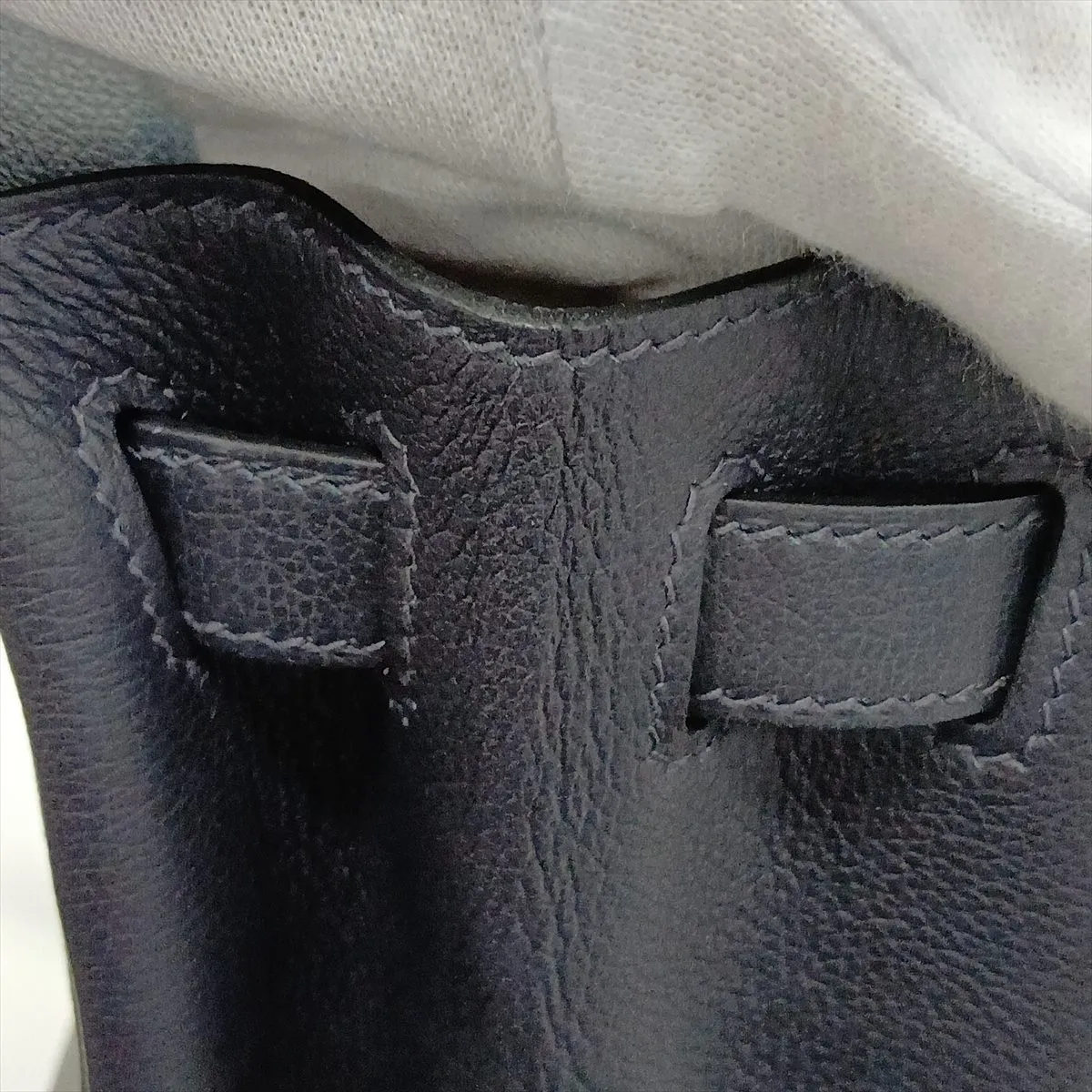 [Individually packaged] Hermes Kelly 28 Retourne Verso Evercolor Blue Indigo x Navy Silver Hardware K: 2025 — view 14