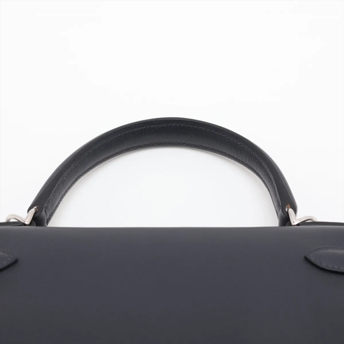[Individually packaged] Hermes Kelly 28 Retourne Verso Evercolor Blue Indigo x Navy Silver Hardware K: 2025 — view 6