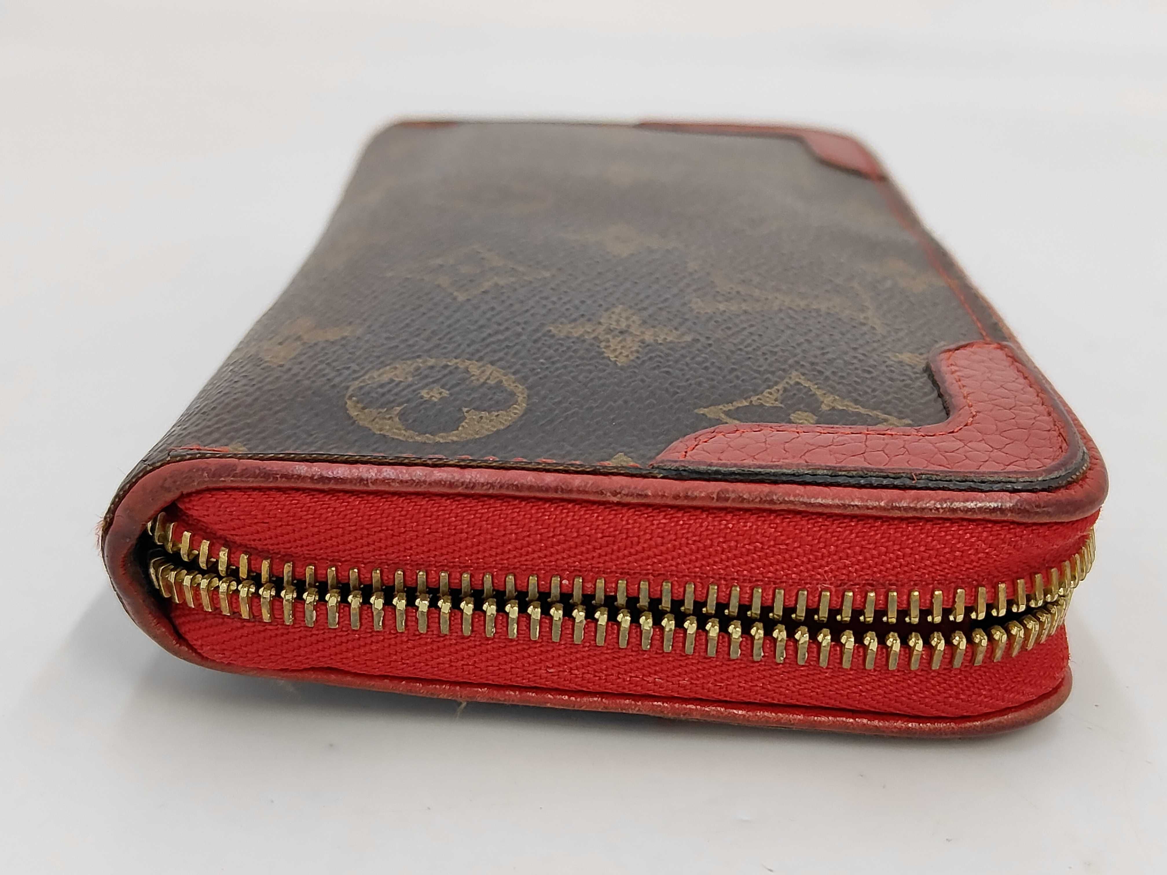 Monogram Louis Vuitton Monogram Zippy Wallet Retiro Cerise MI2117 Wallet — view 9