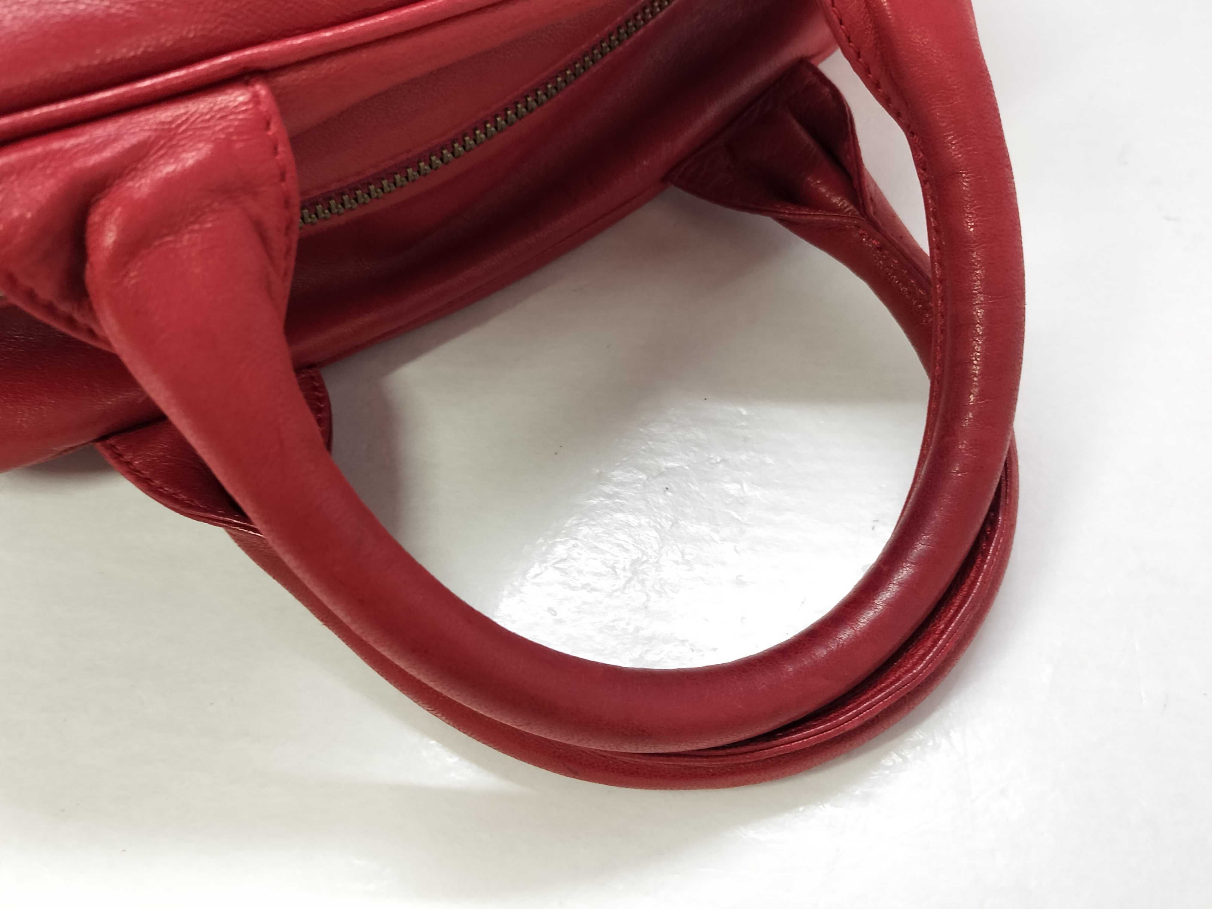 handbag, leather, red, CD logo. — view 3