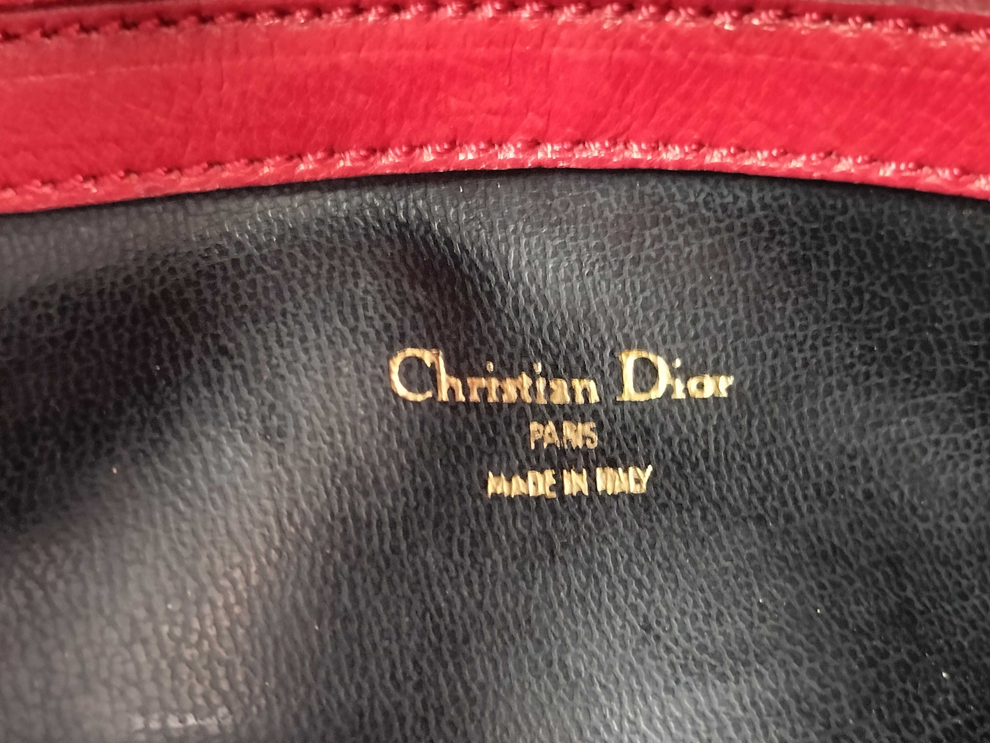 handbag, leather, red, CD logo. — view 9