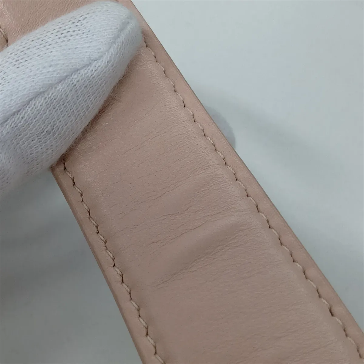 Intrecciato Leather Shoulder Bag, Pink — view 12