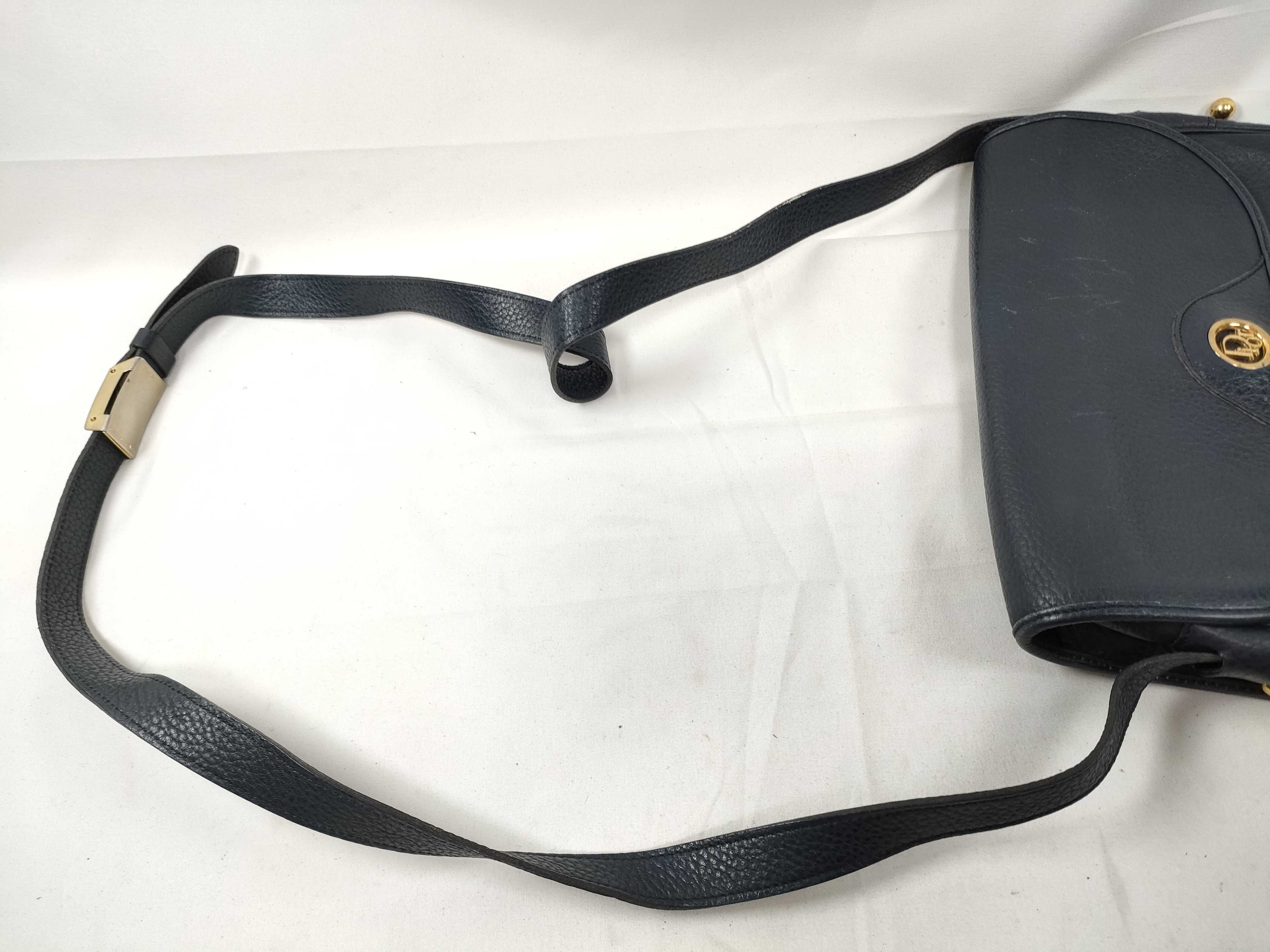 logo leather shoulder bag — view 5