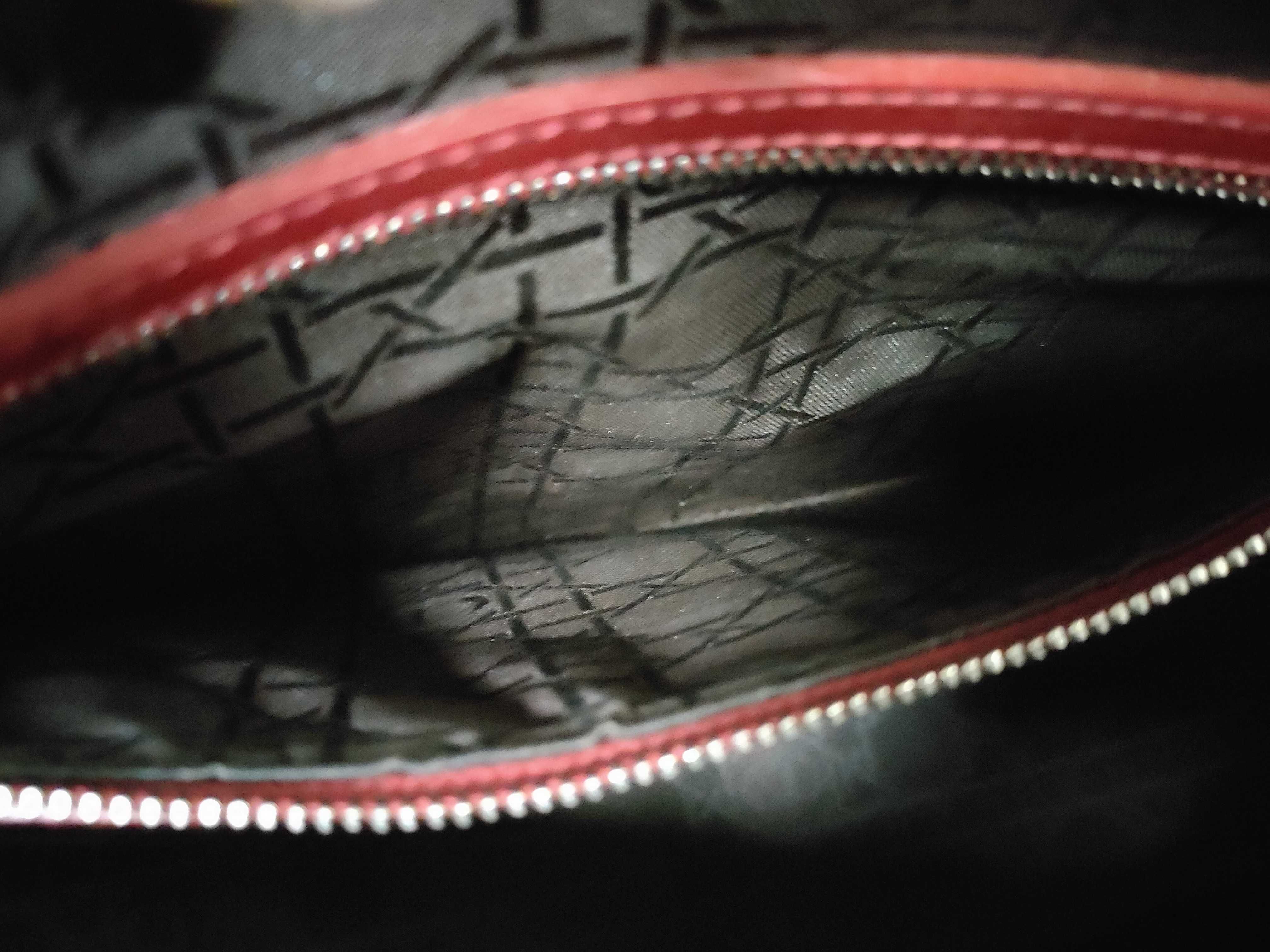 Lady Dior Lady Handbag Patent Leather Red Handbag — view 11