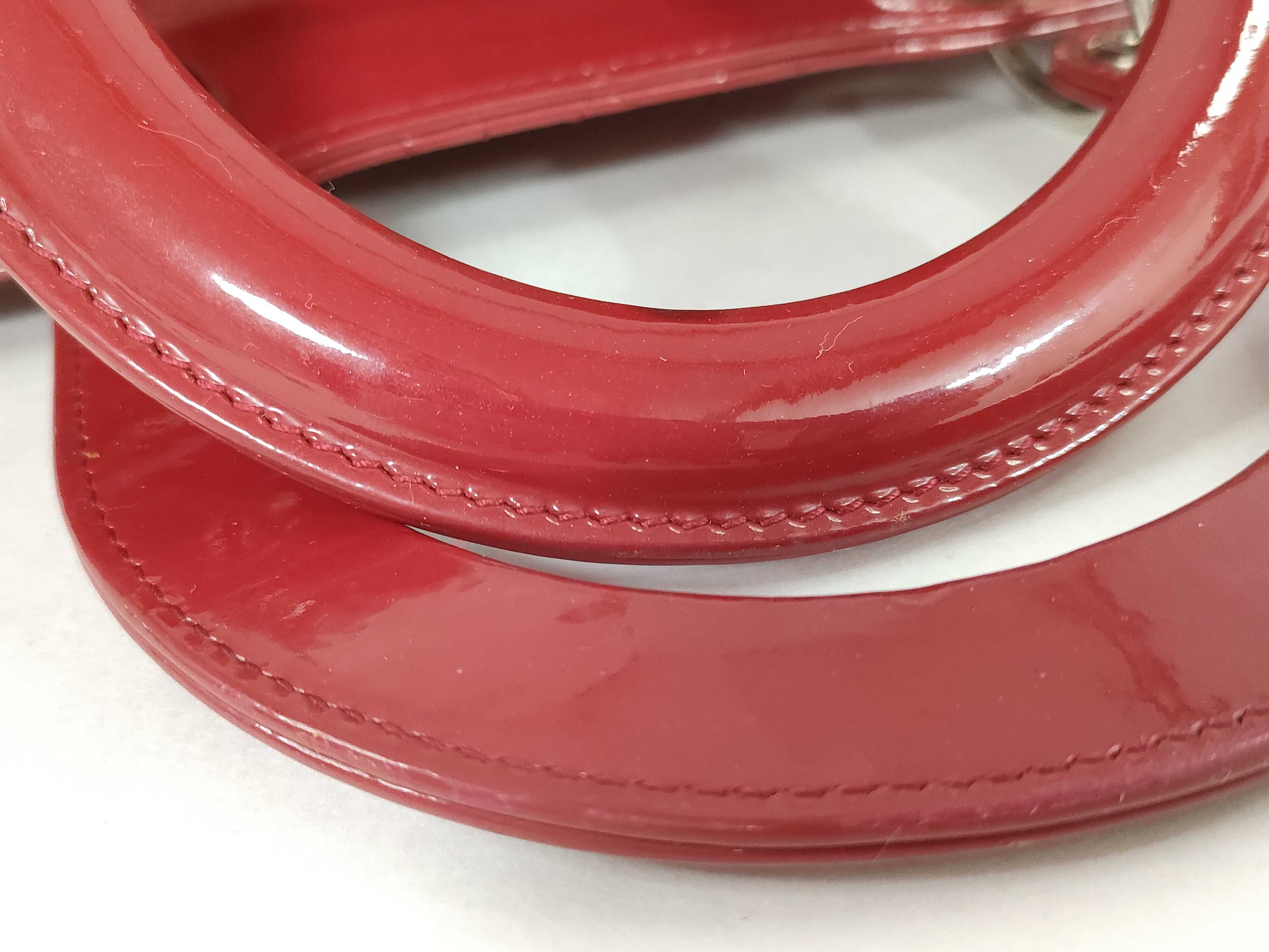 Lady Dior Lady Handbag Patent Leather Red Handbag — view 4