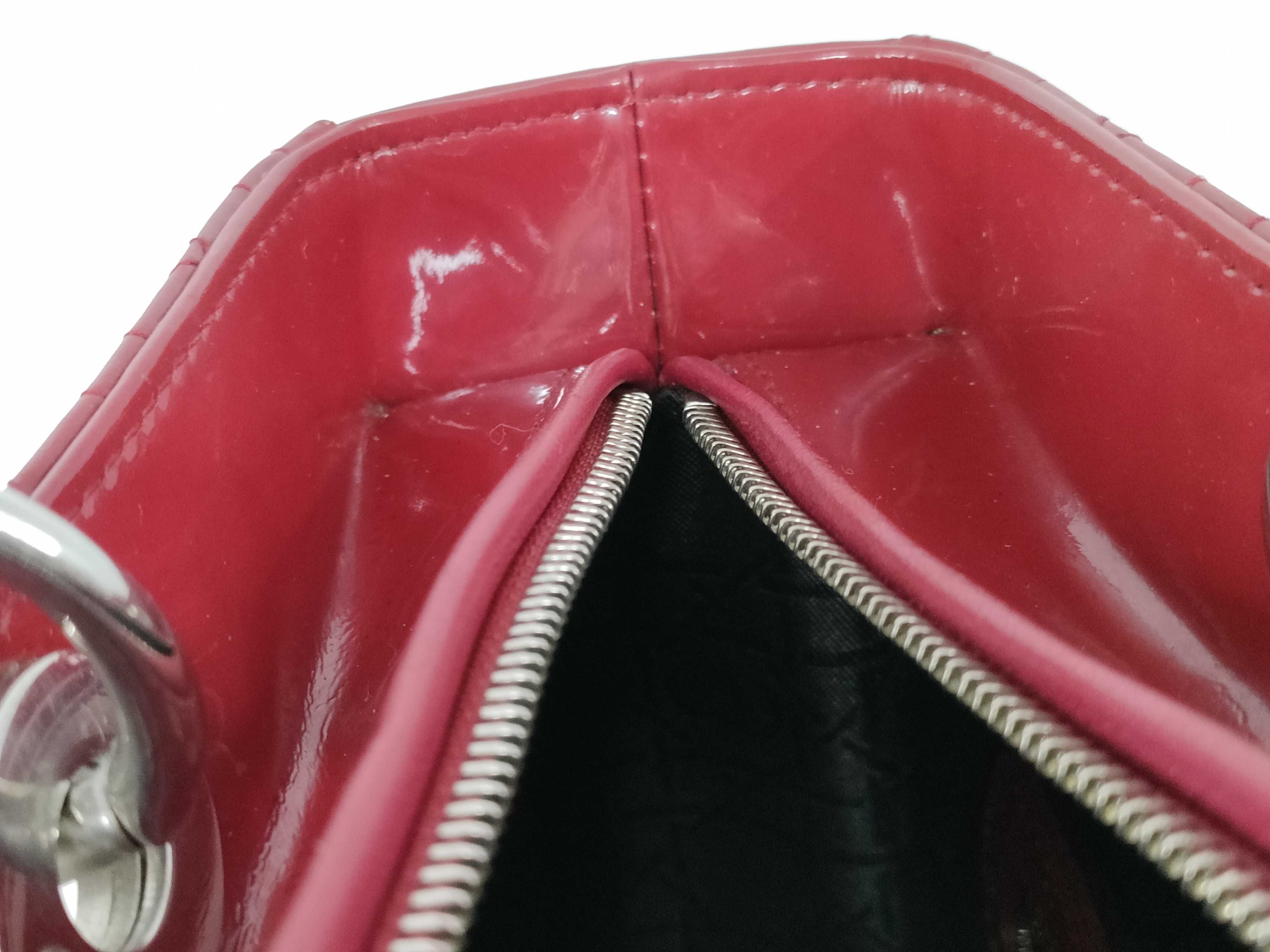 Lady Dior Lady Handbag Patent Leather Red Handbag — view 10