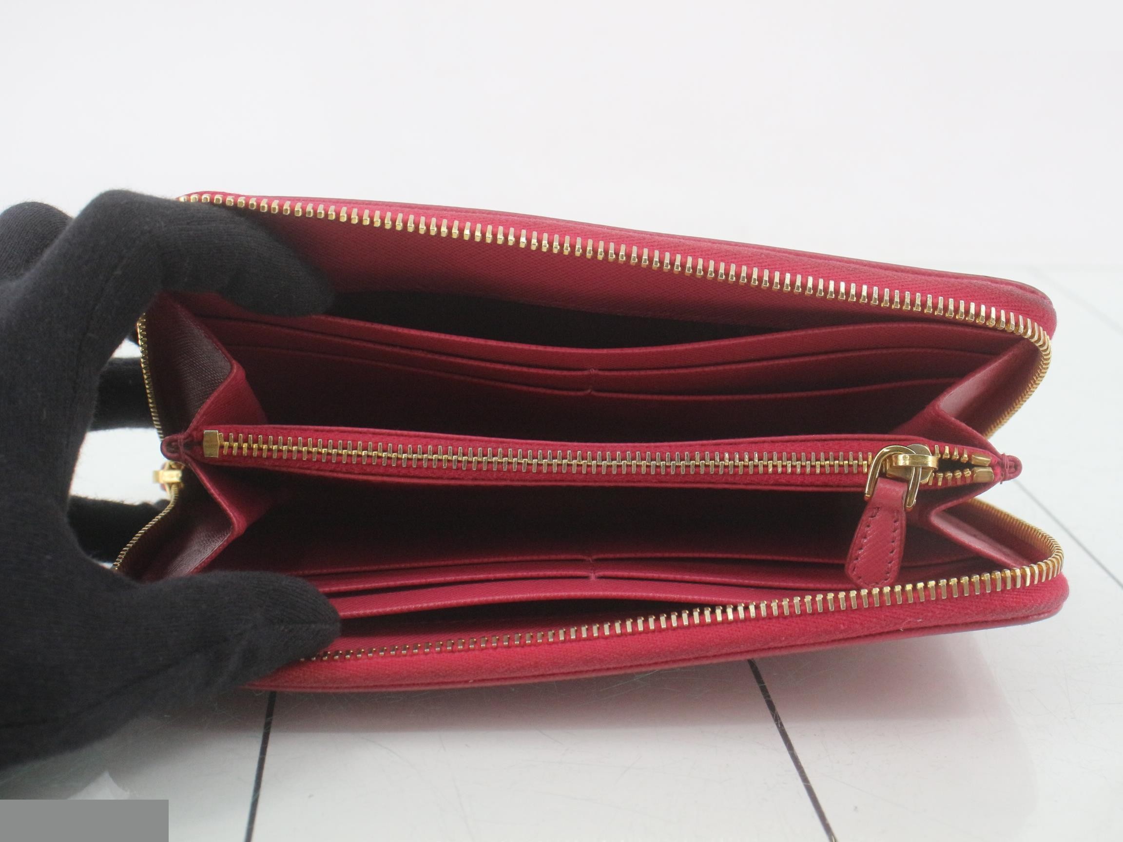 Saffiano long wallet — view 4