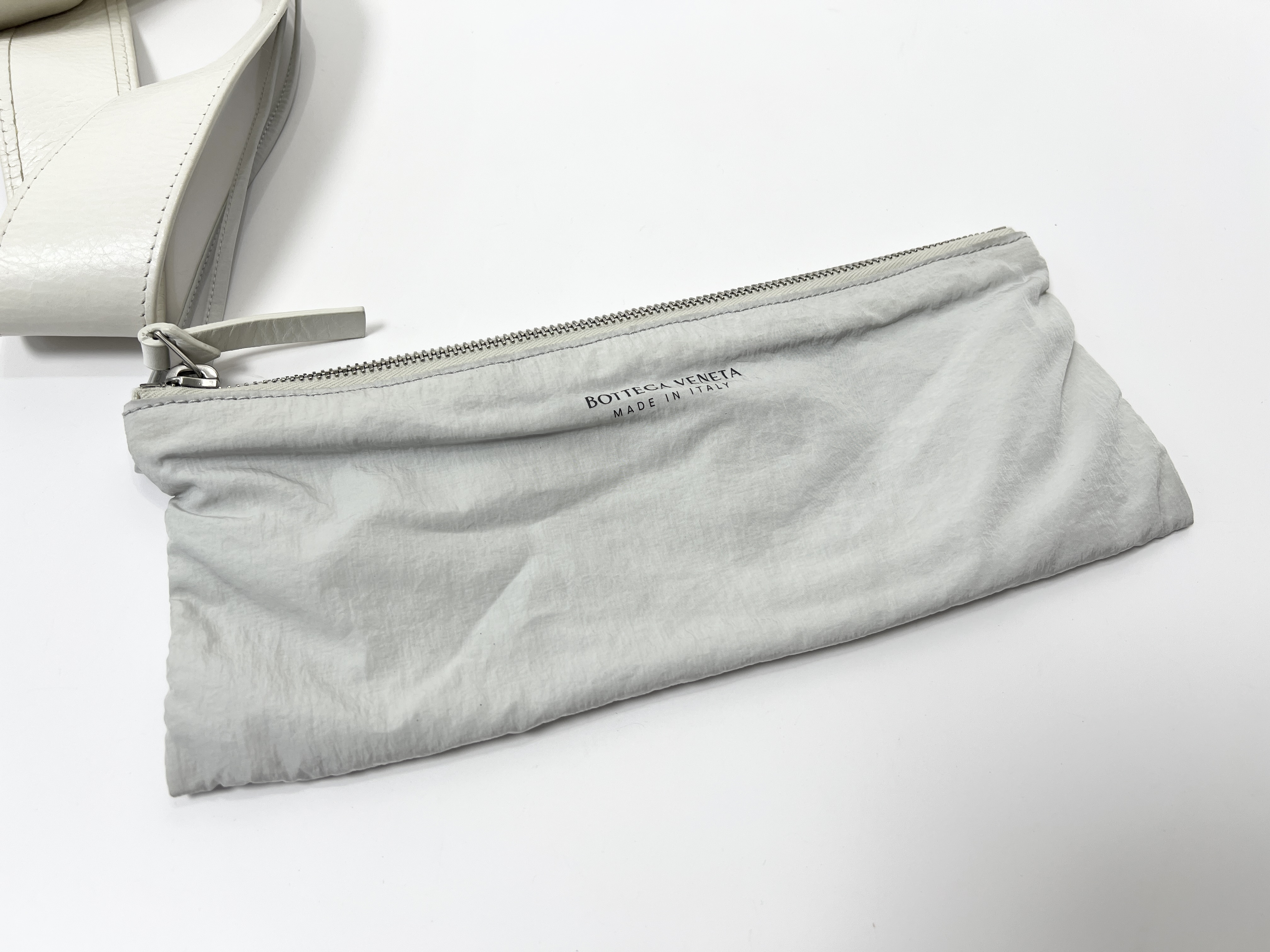 Intrecciato Cassette Maxi Flap Leather Shoulder Bag with Pouch — view 7