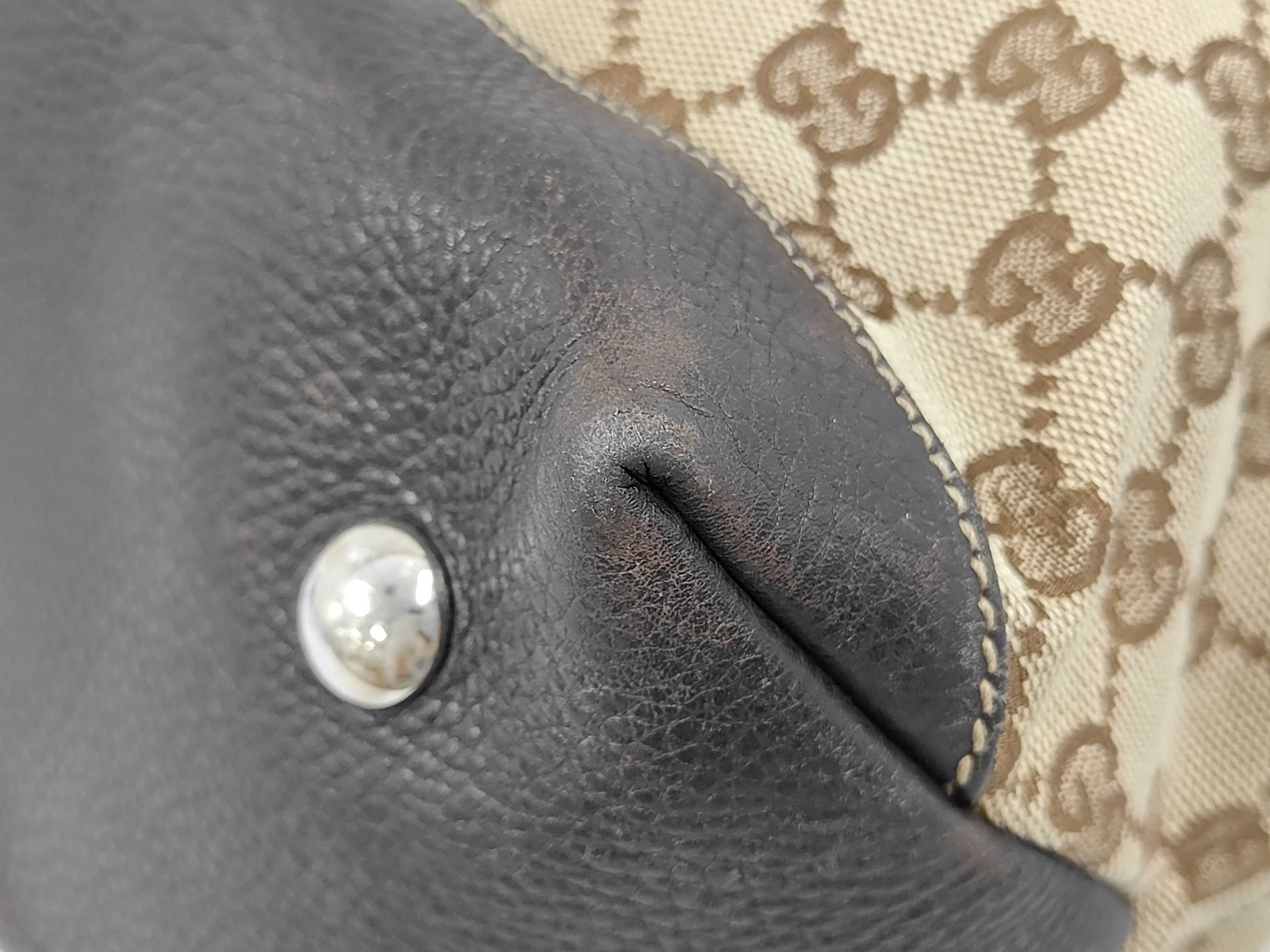 GG Canvas Sherry Line Tote Bag Shoulder Bag — view 4