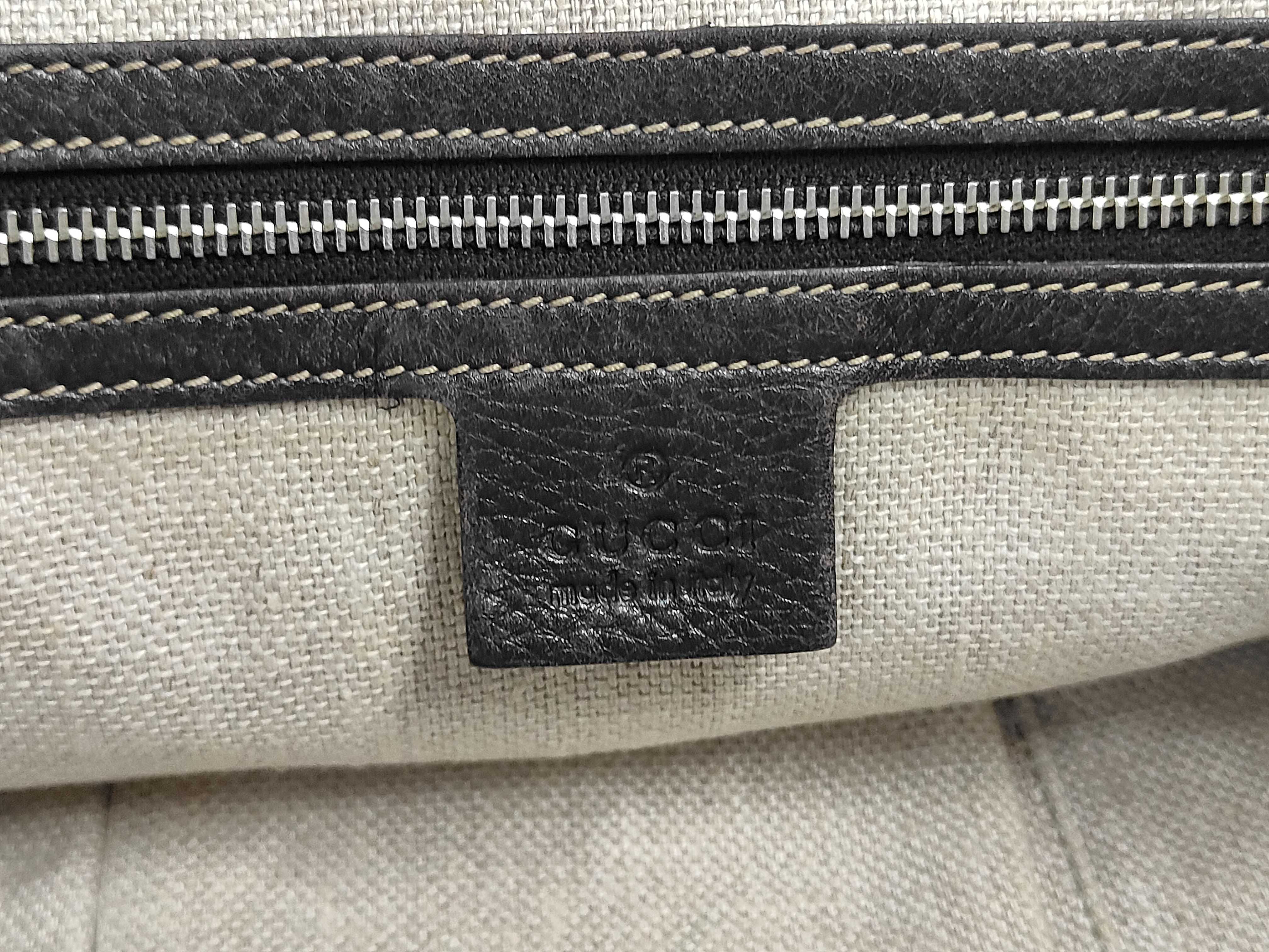 GG Canvas Sherry Line Tote Bag Shoulder Bag — view 8