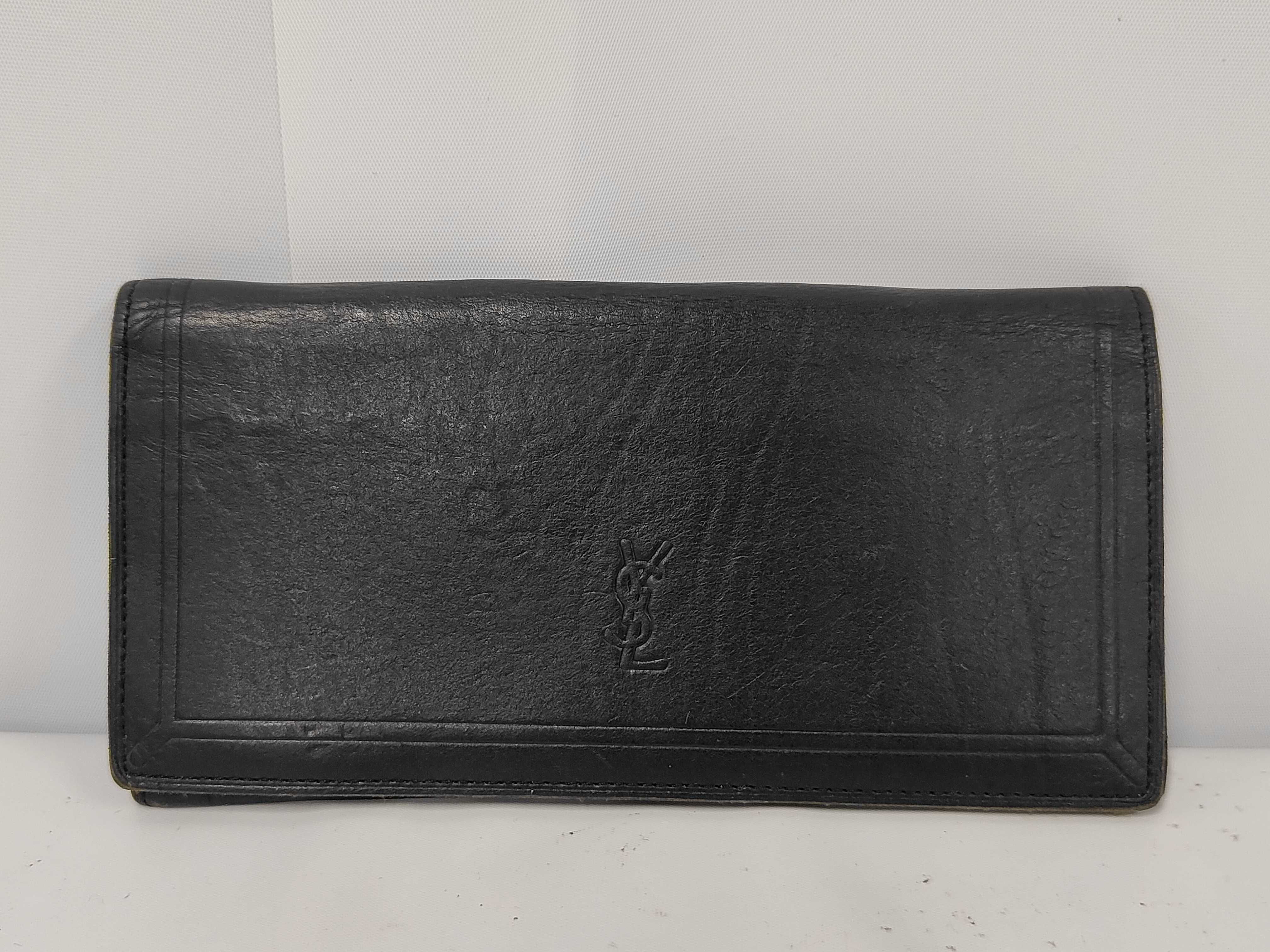leather long wallet