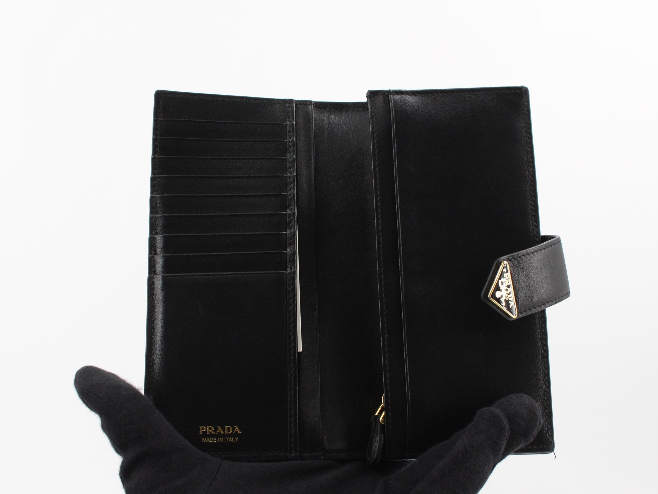 Saffiano long wallet — view 4