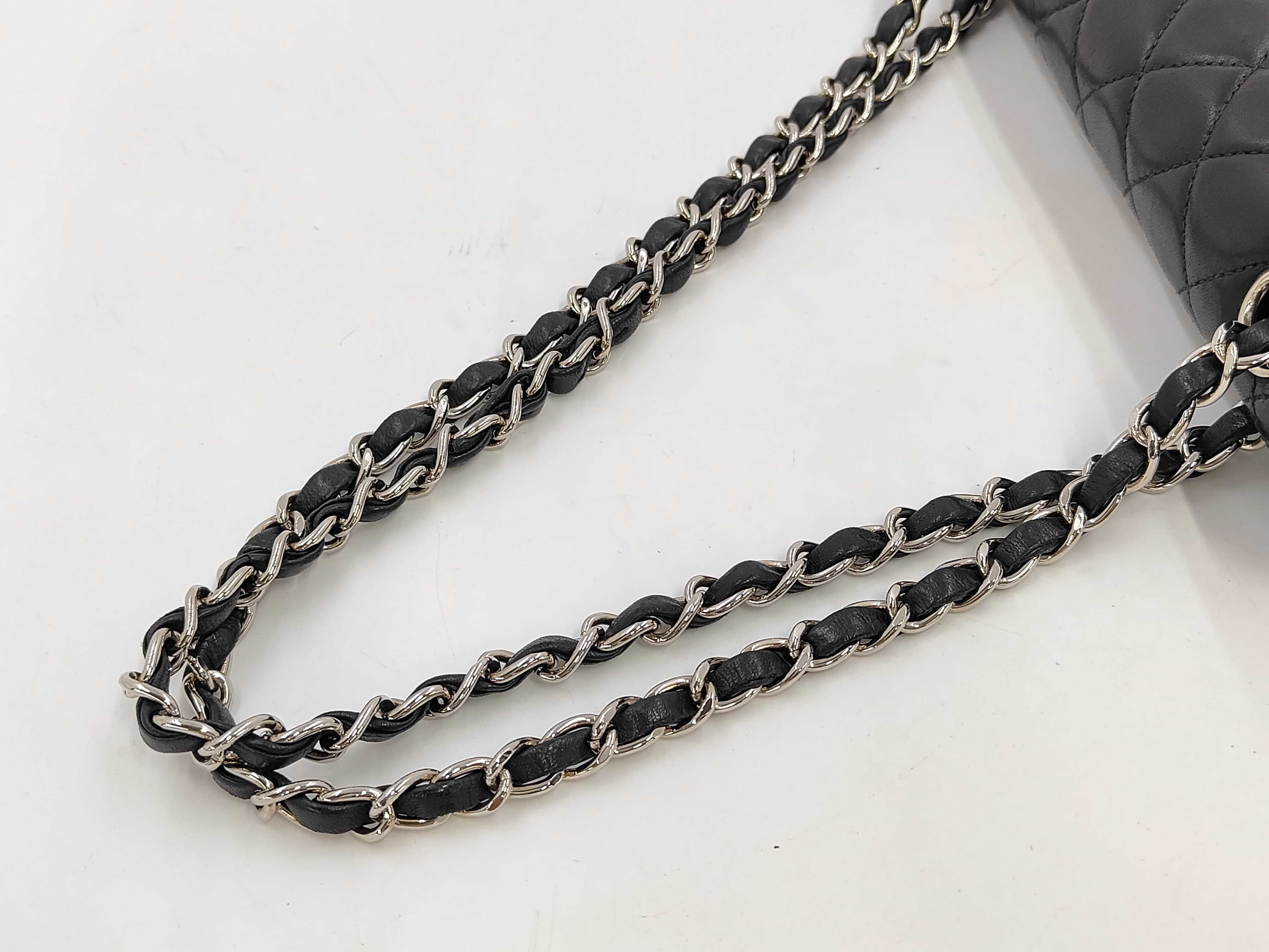 Matelassé Chain Lambskin Shoulder Bag — view 5