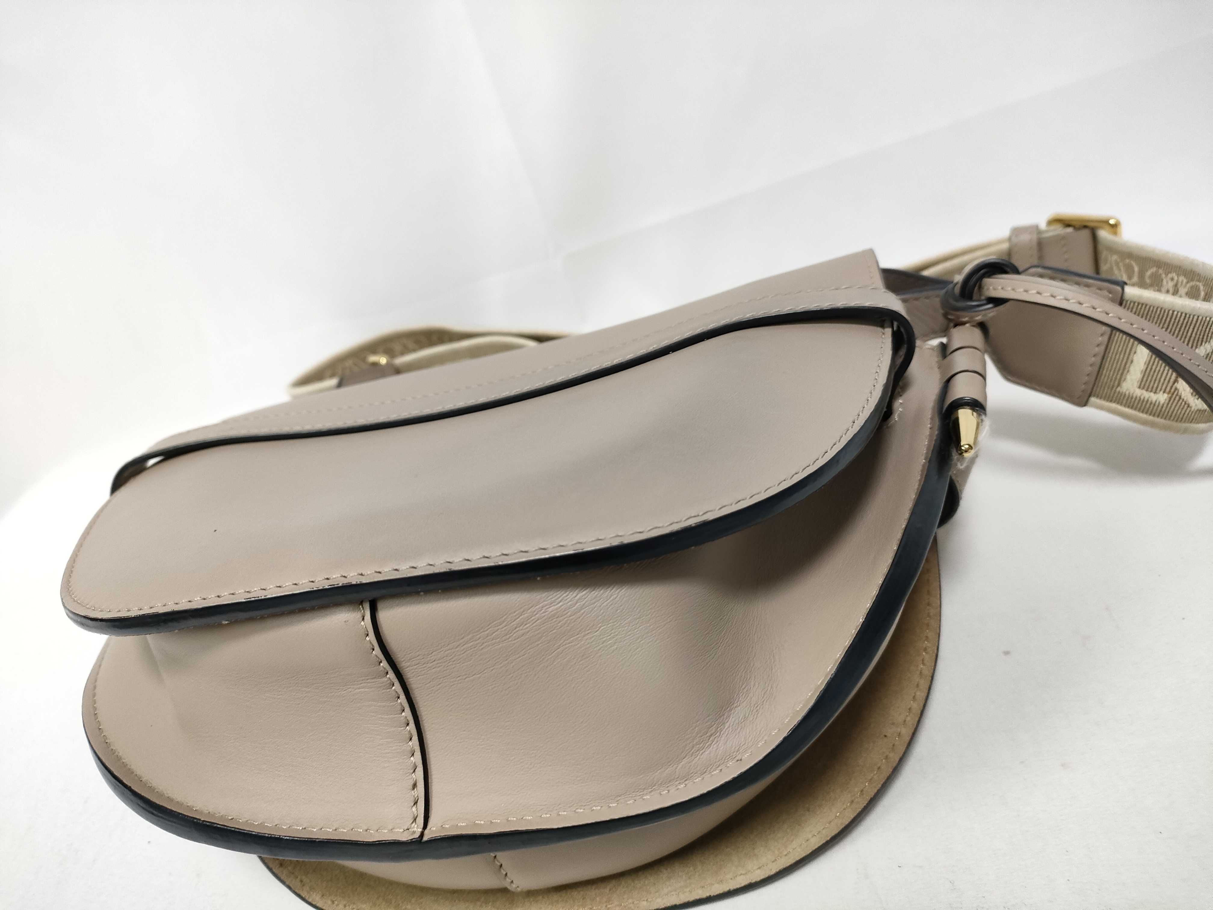 Gate Bag Small Leather Shoulder Bag Beige Shoulder Bag — view 4