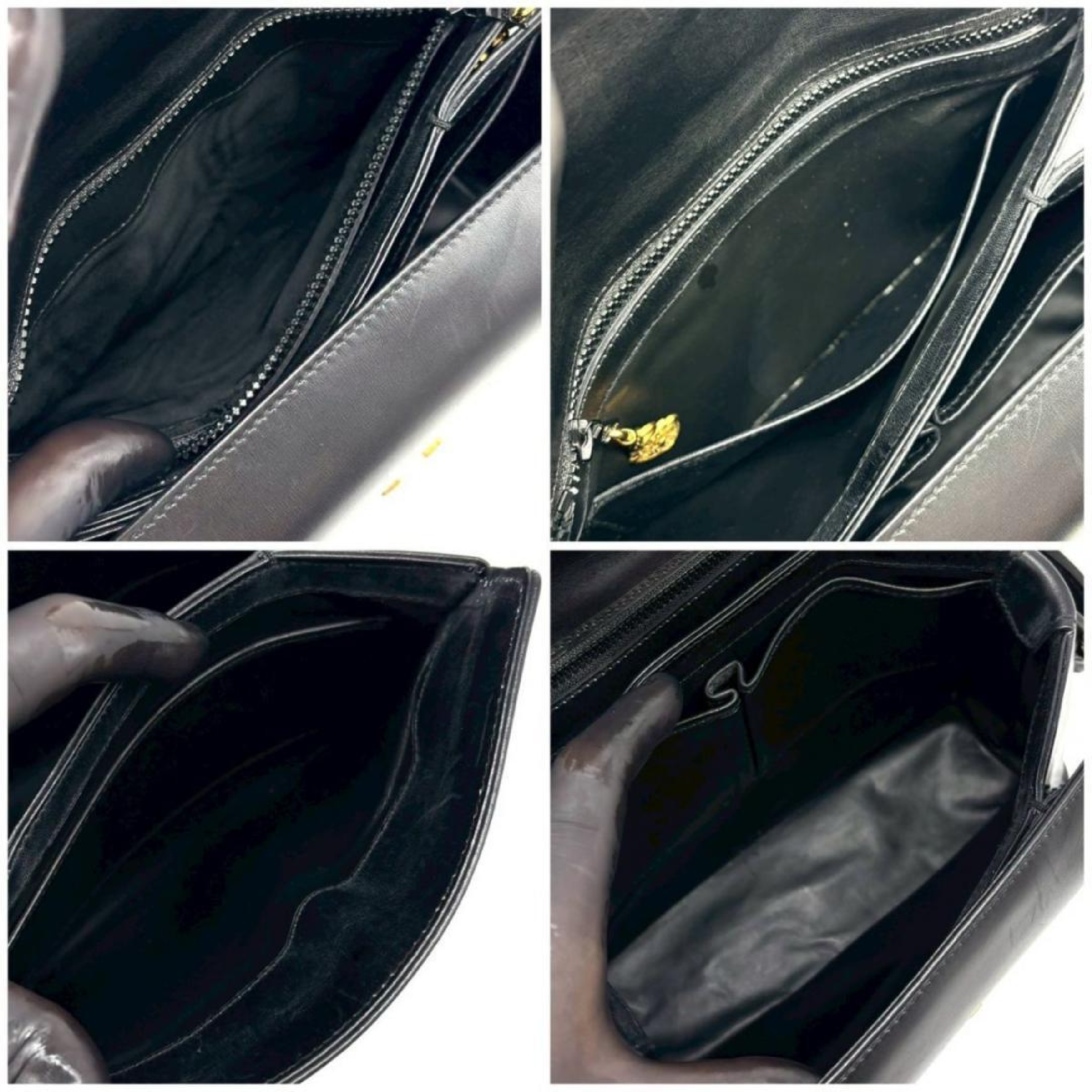 One-Shoulder Square Leather Crest Old Gucci Women's Shoulder Bag — view 11