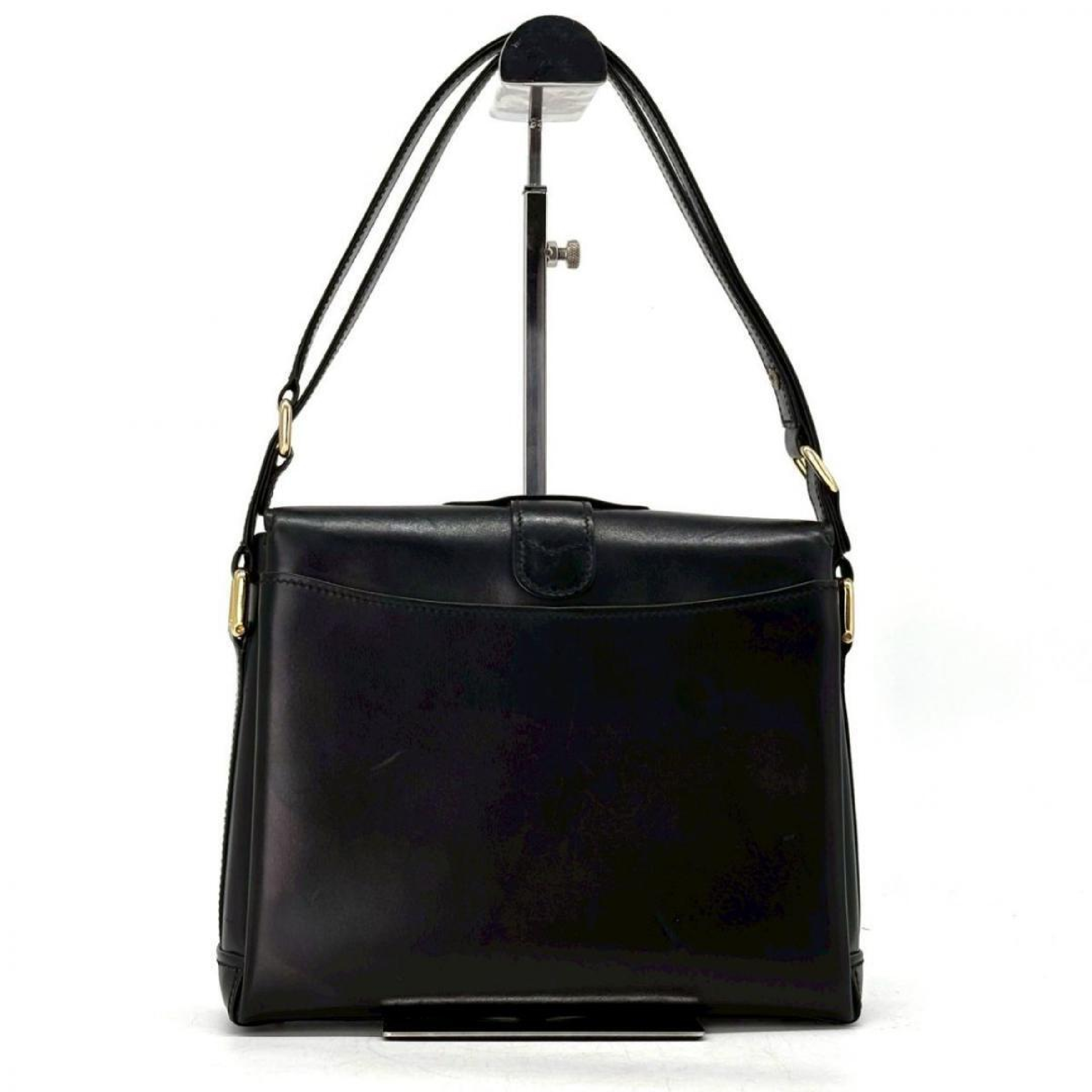 One-Shoulder Square Leather Crest Old Gucci Women's Shoulder Bag — view 5