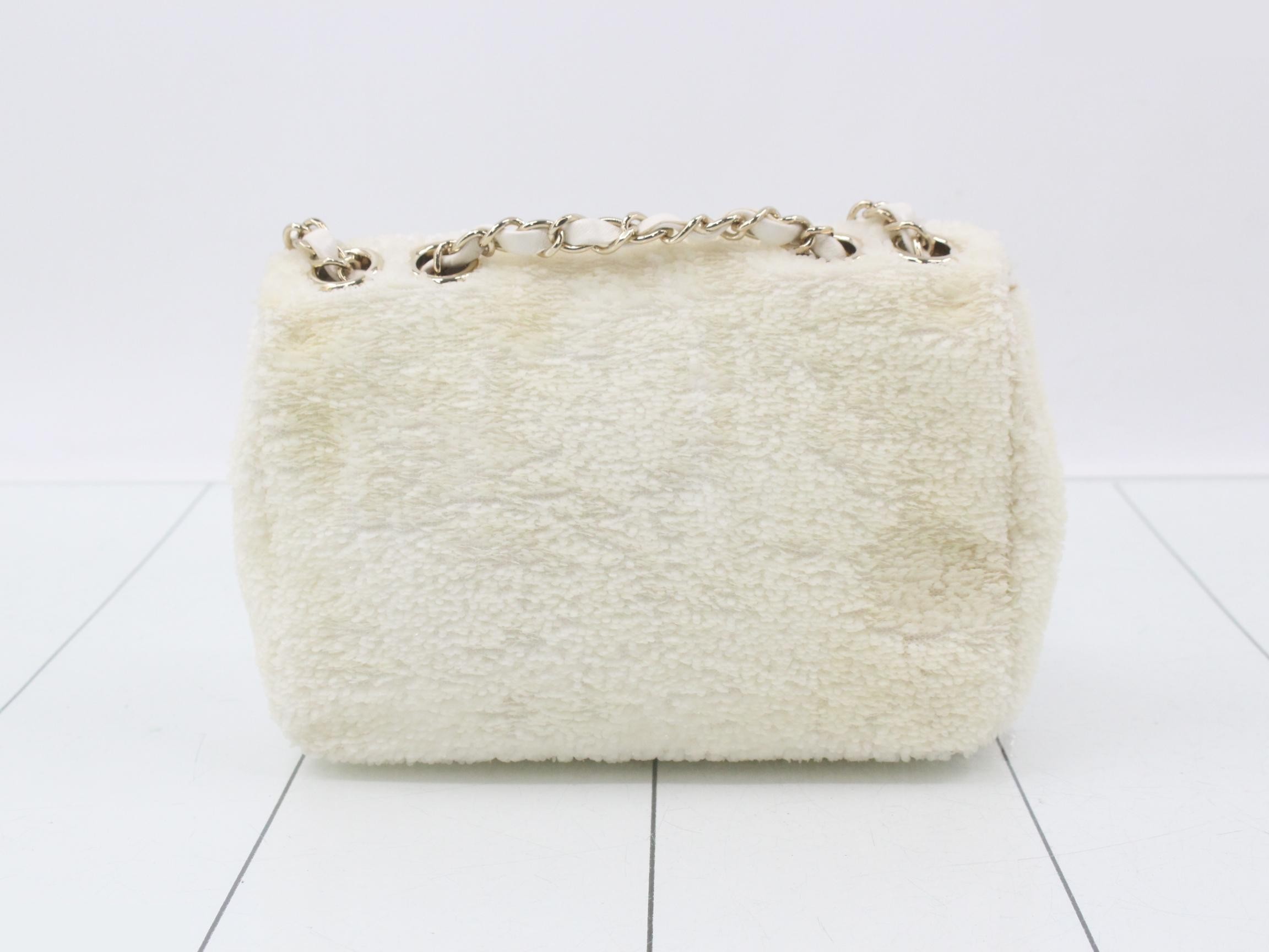 Sequin Turnlock Double Chain Shoulder Bag — view 2