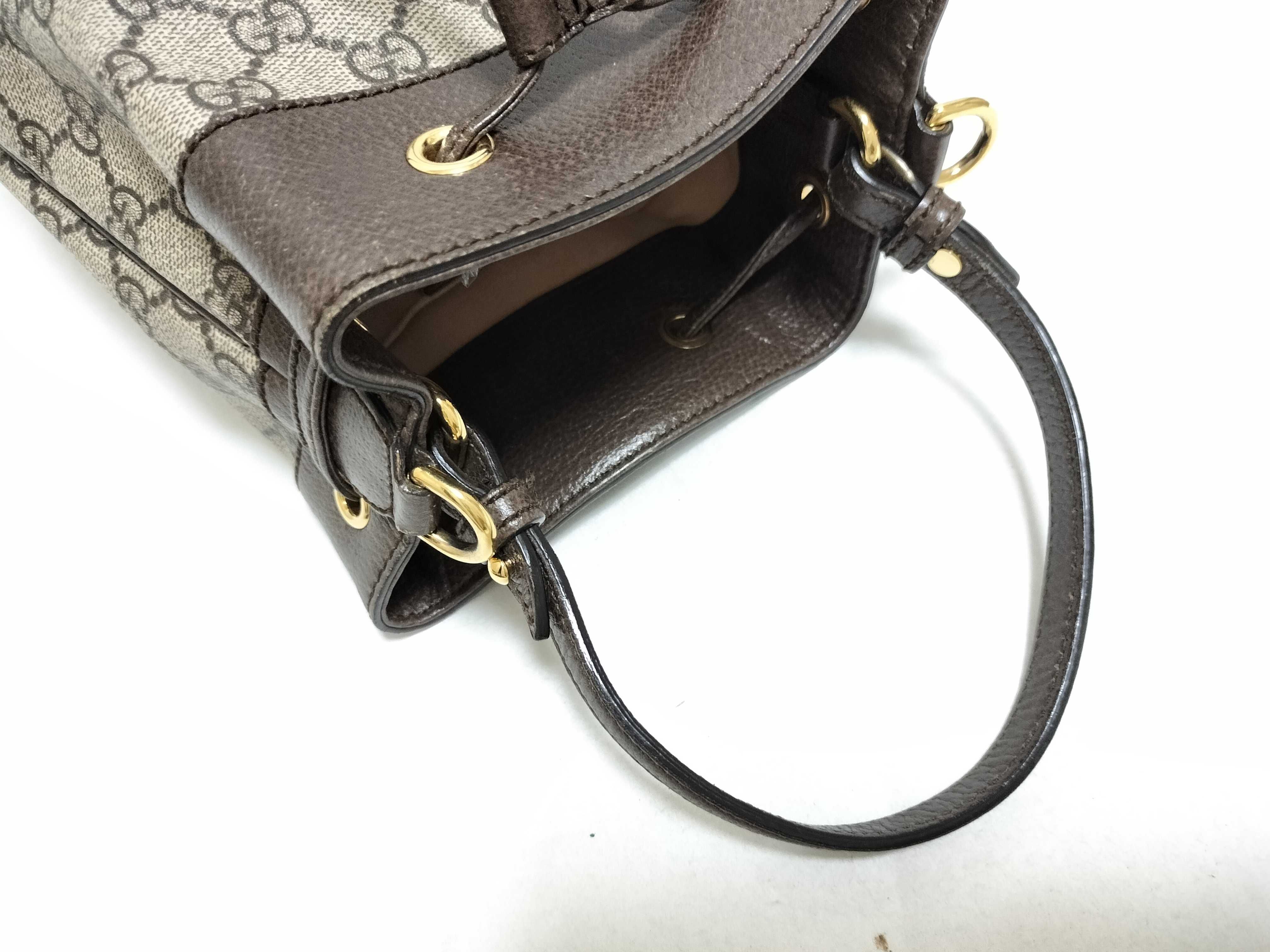 GG Supreme Bag OPHIDIA 550621 2-Way Small Drawsting Bucket Shoulder Bag — view 3