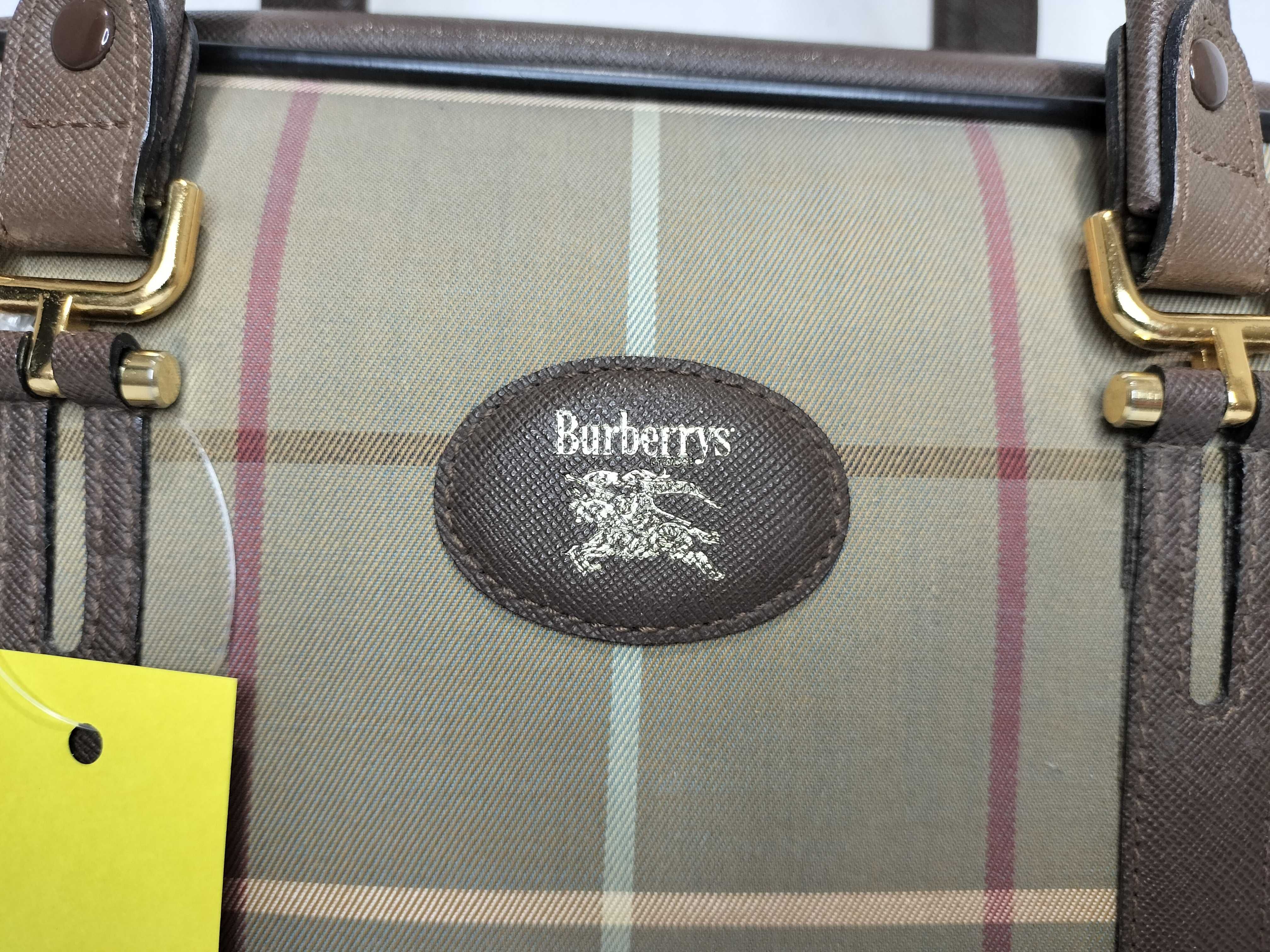 Burberrys Check Nylon Handbag — view 2