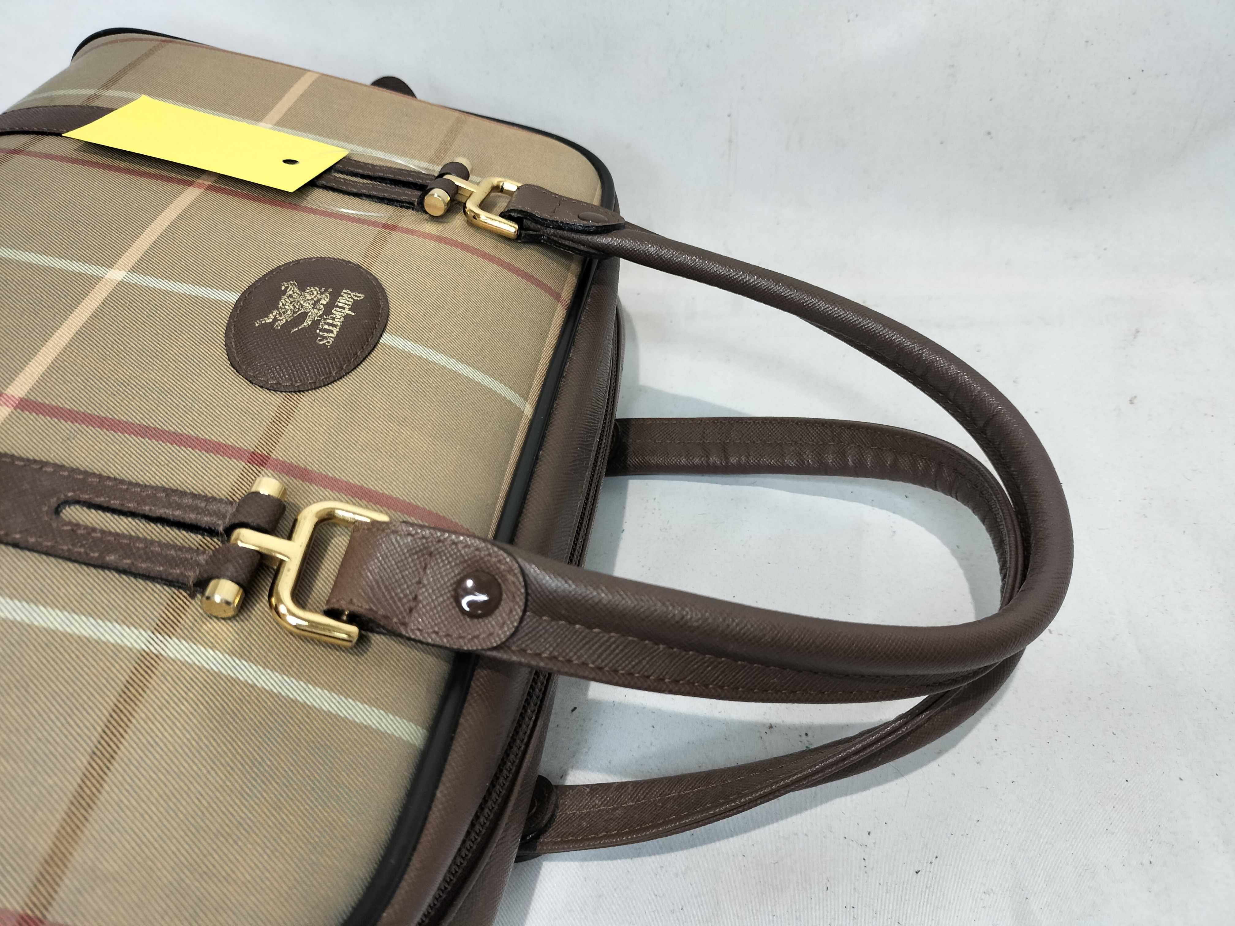 Burberrys Check Nylon Handbag — view 4