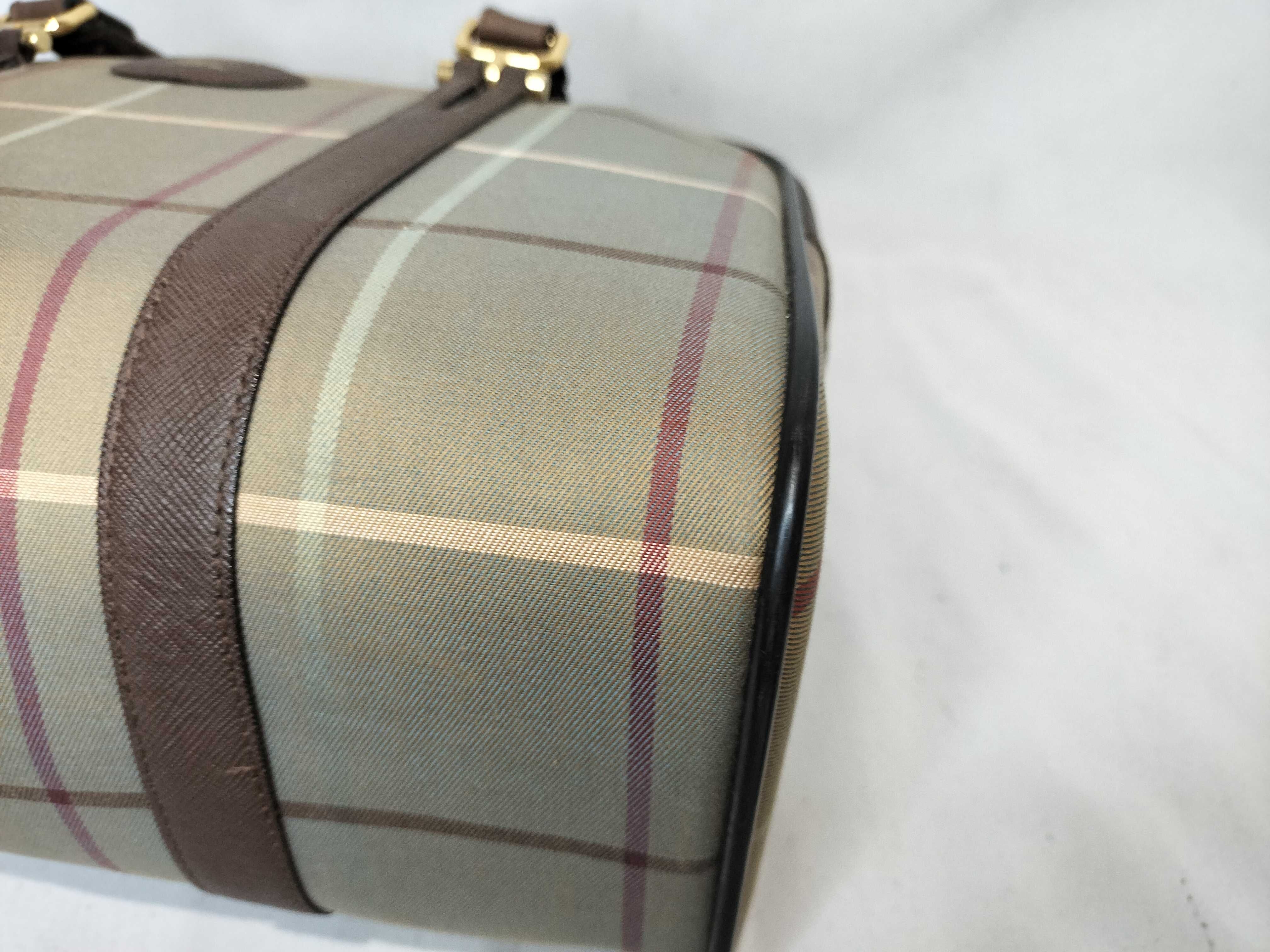 Burberrys Check Nylon Handbag — view 7